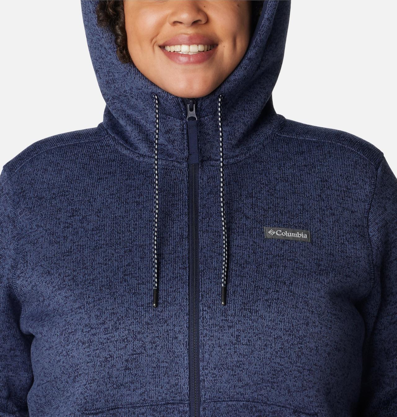 Women's Sweater Weather™ Sherpa Full Zip Hooded Jacket - Plus Size 4