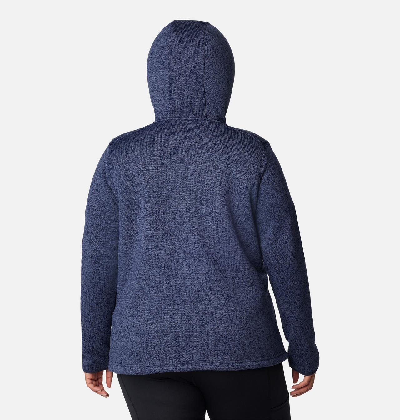 Women's Sweater Weather™ Sherpa Full Zip Hooded Jacket - Plus Size 2