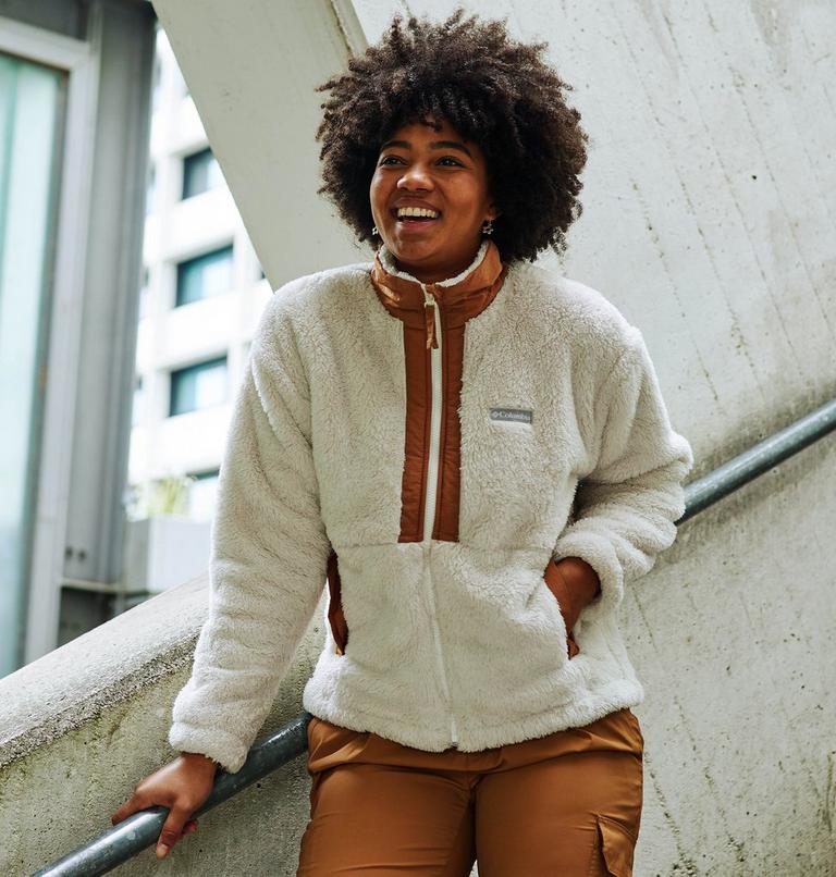 MARK&LONA CDE フリース リバーシブルジャケット ベージュ DSBJ Women's Boundless Discovery™ Sherpa Fleece Jacket |