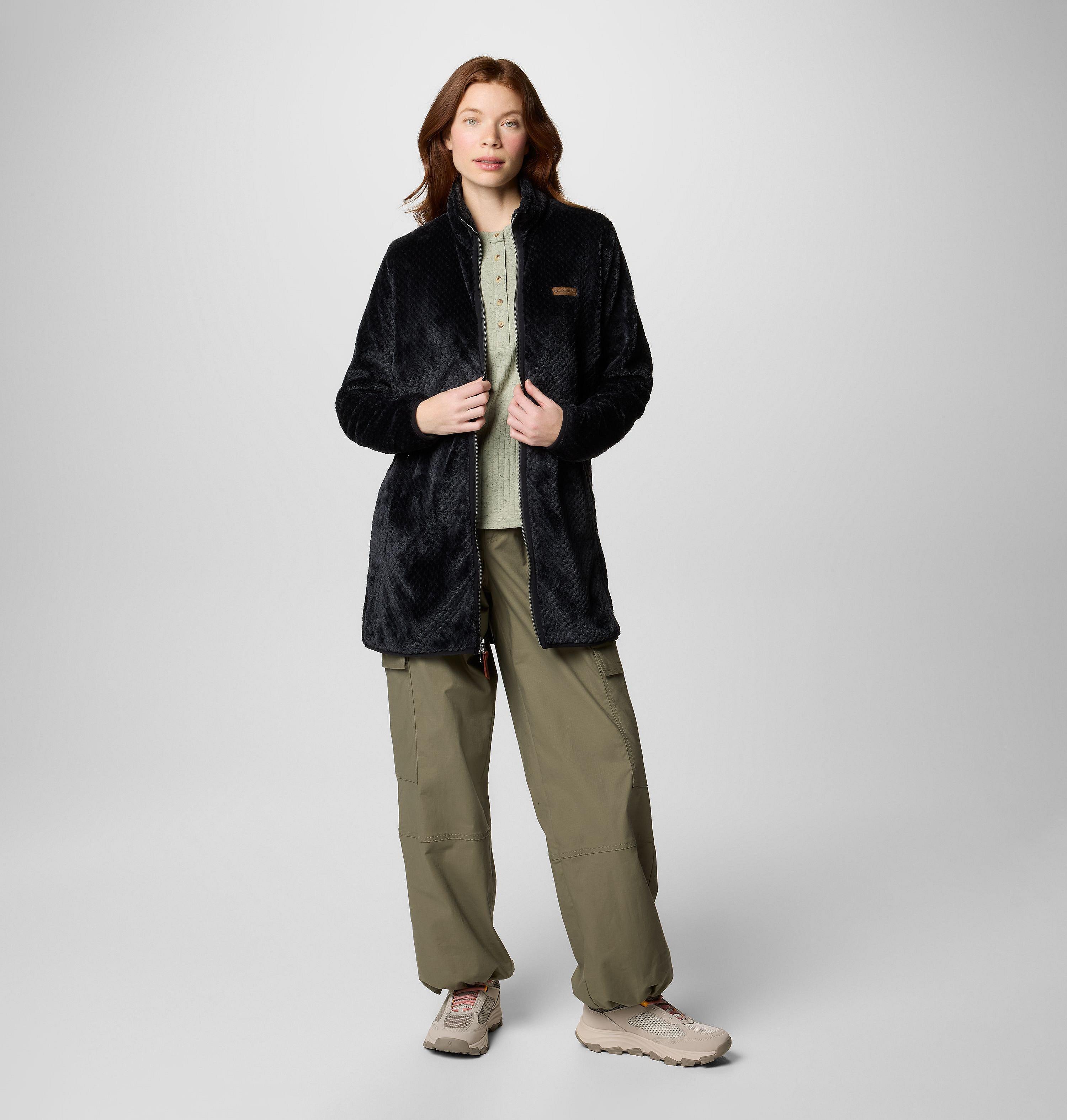 Women's Fire Side Long Full Zip Fleece Jacket | 010 | S 3