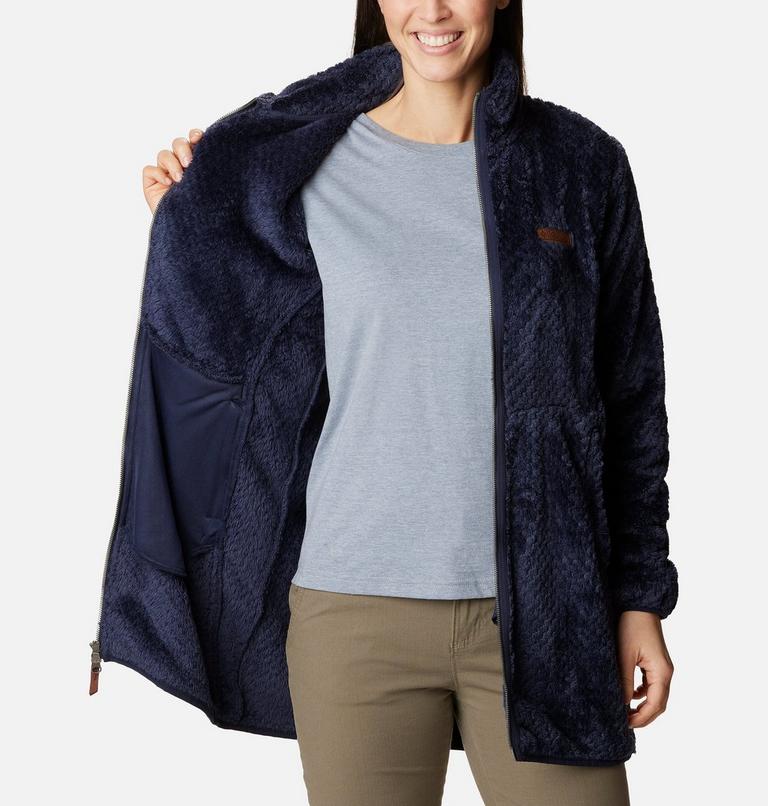 Forro polar sherpa largo Fireside para mujer, Color: Dark Nocturnal, image 5