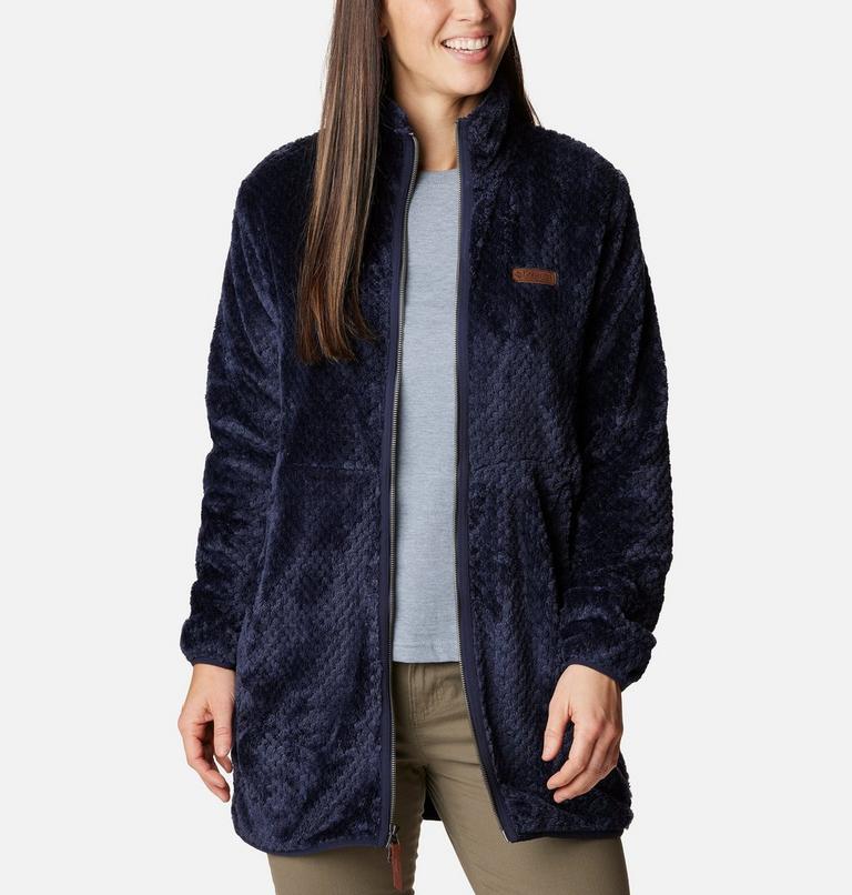 Forro polar sherpa largo Fireside para mujer, Color: Dark Nocturnal, image 6