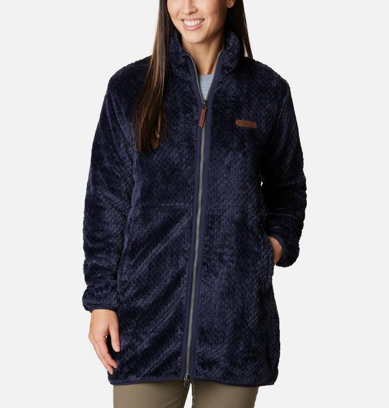 Forro polar sherpa largo Fireside para mujer, Color: Dark Nocturnal, image 1