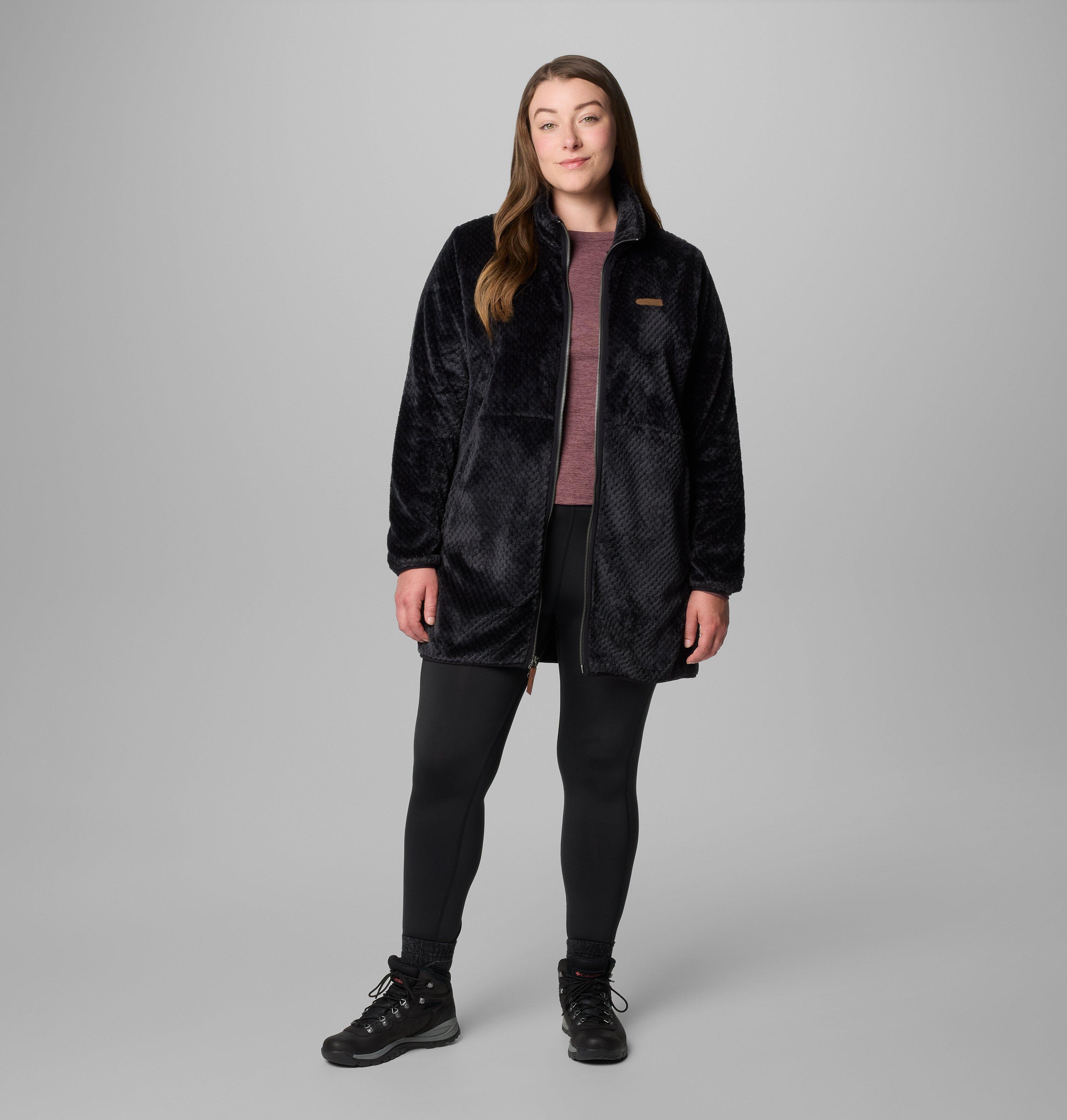 Women's Fire Side Long Full Zip Fleece Jacket - Plus Size | 010 | 2X 3