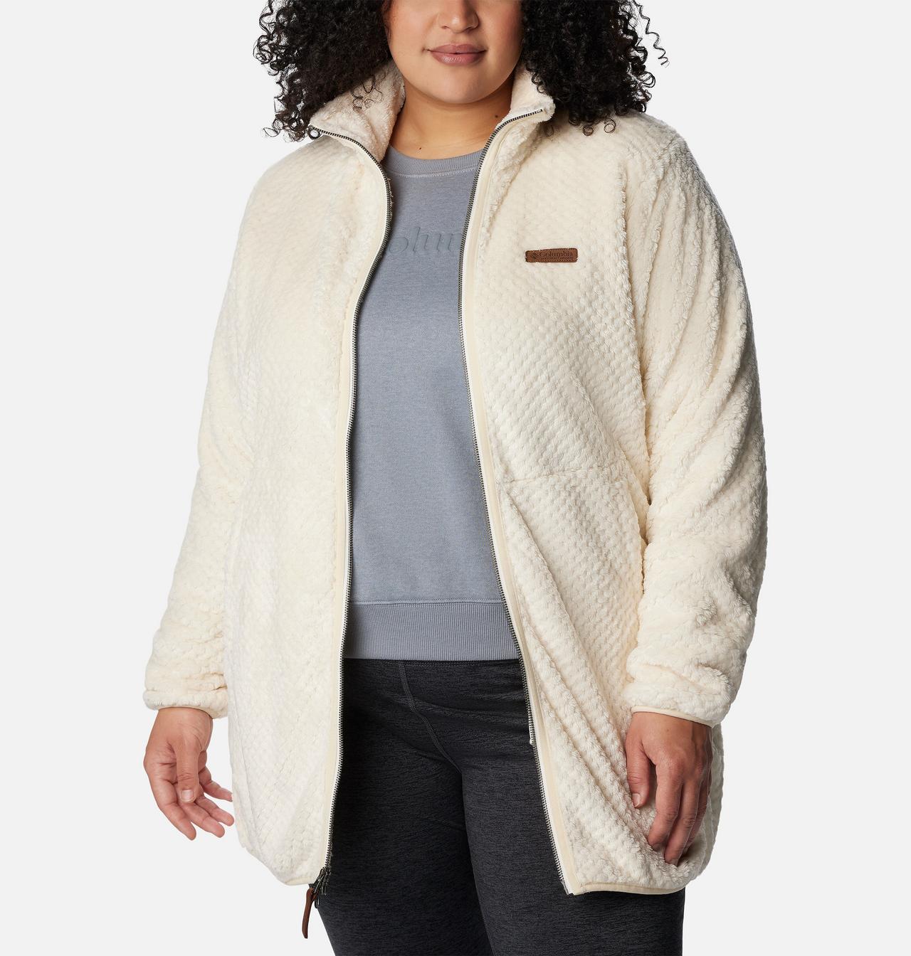 Women's Fire Side™ Long Full Zip Fleece Jacket - Plus Size 6