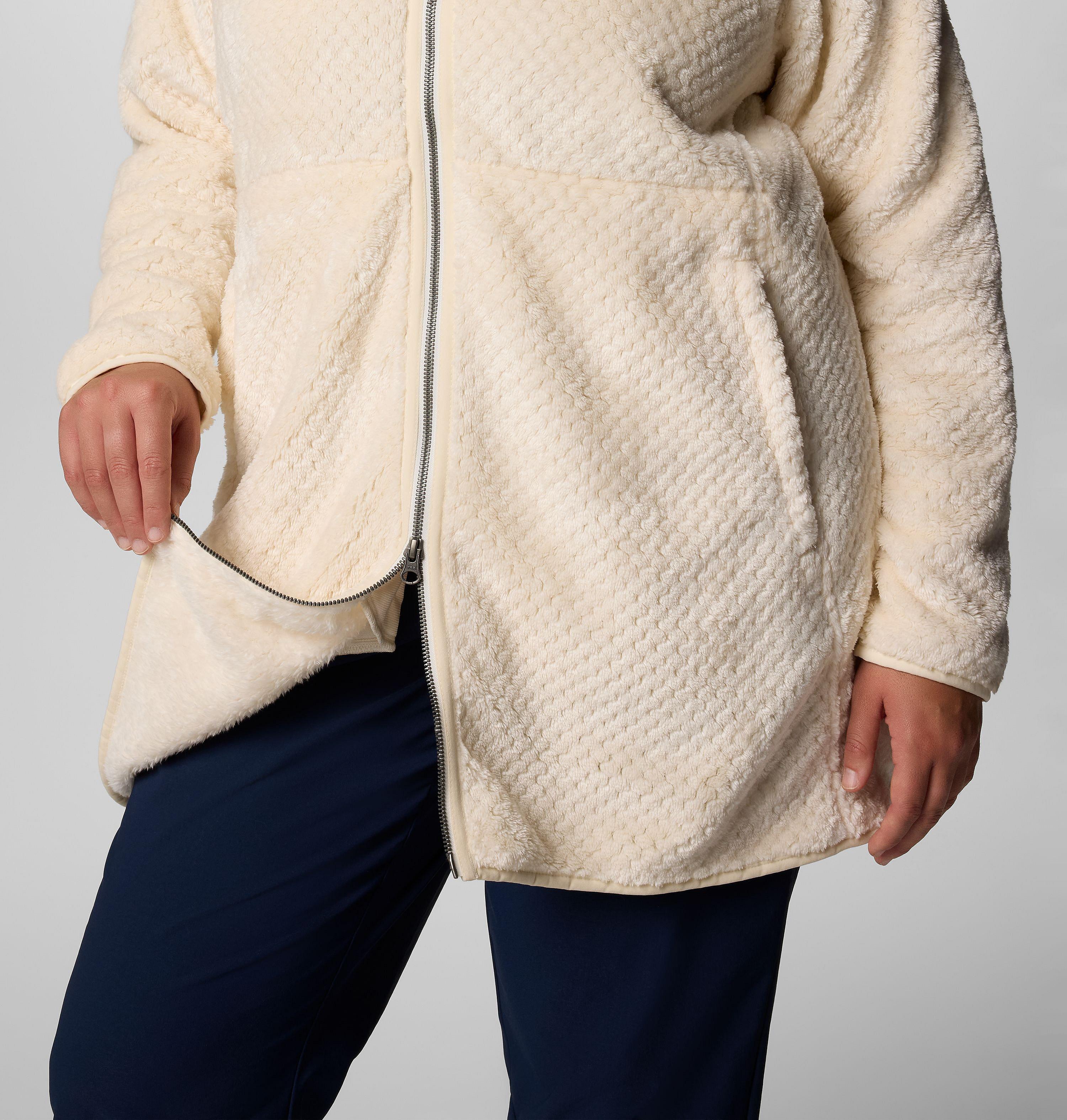 Women's Fire Side Long Full Zip Fleece Jacket - Plus Size | 192 | 3X 6