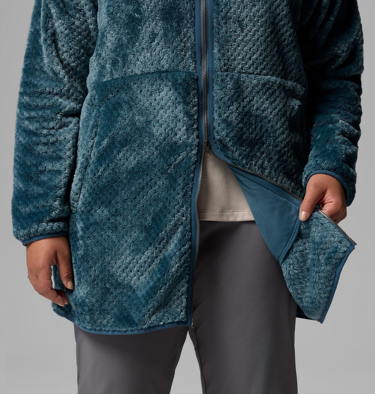 Women's Fire Side™ Long Full Zip Fleece Jacket - Plus Size 7