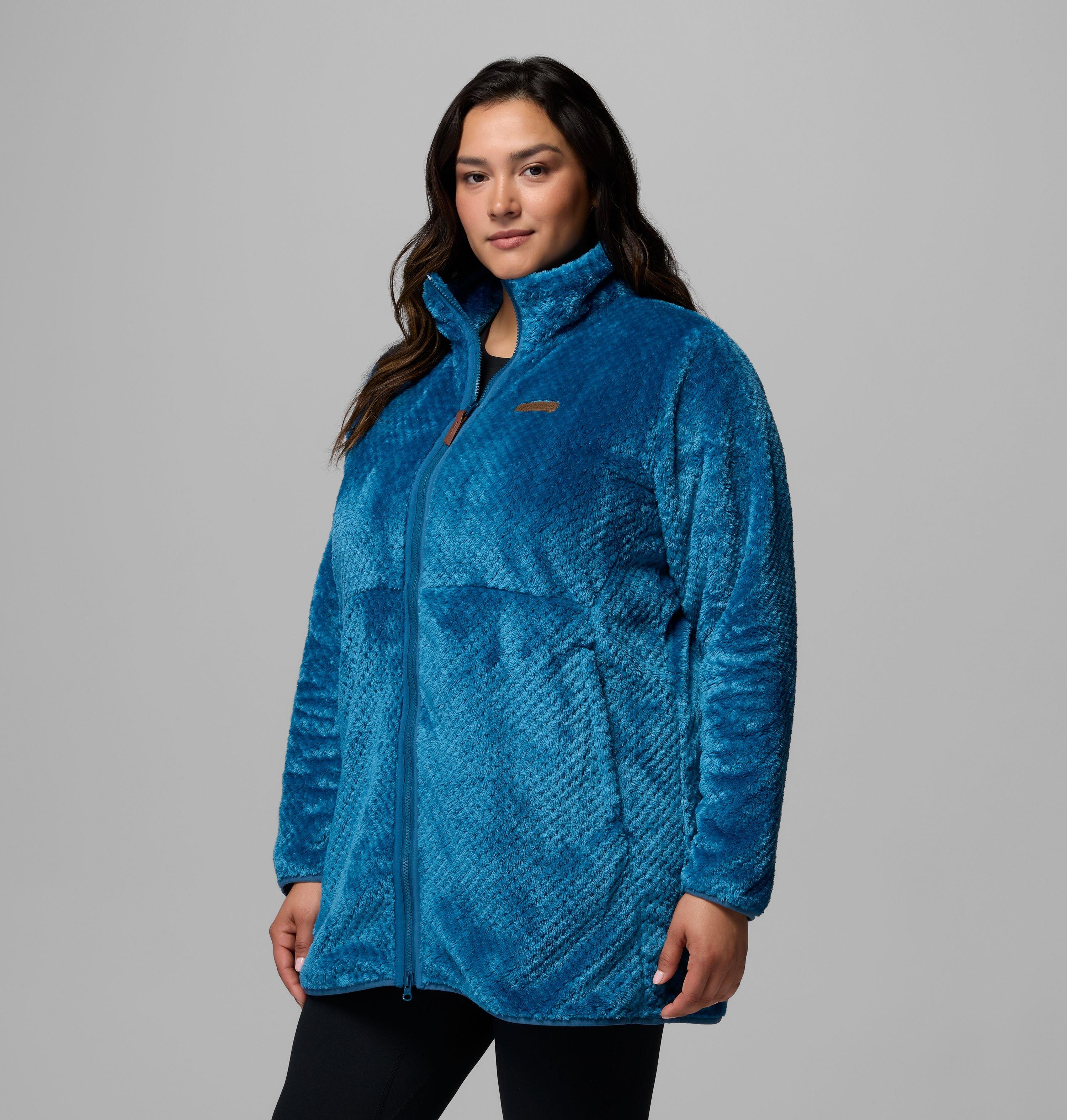 Women's Fire Side Long Full Zip Fleece Jacket - Plus Size 4