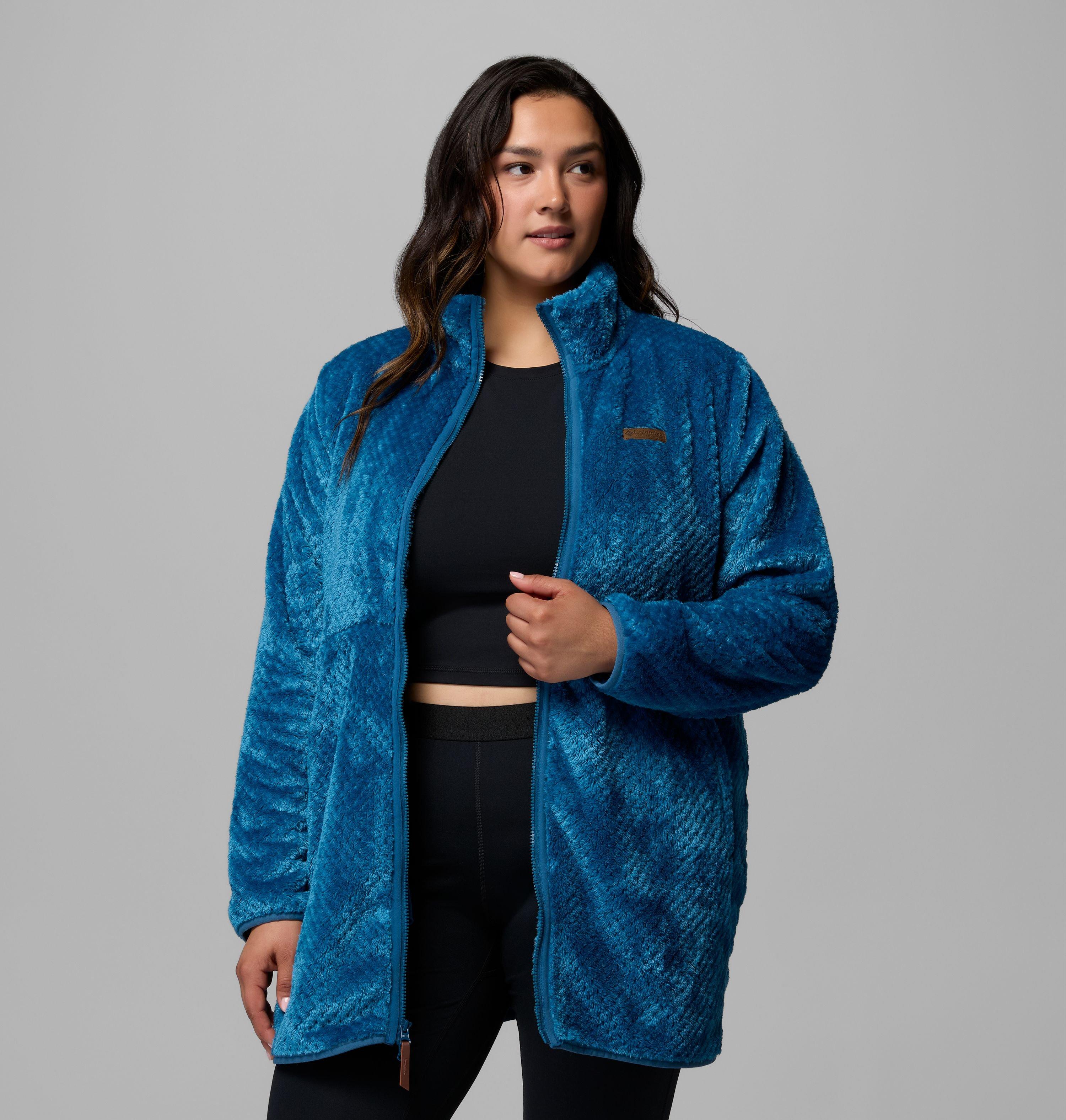 Women's Fire Side Long Full Zip Fleece Jacket - Plus Size 5