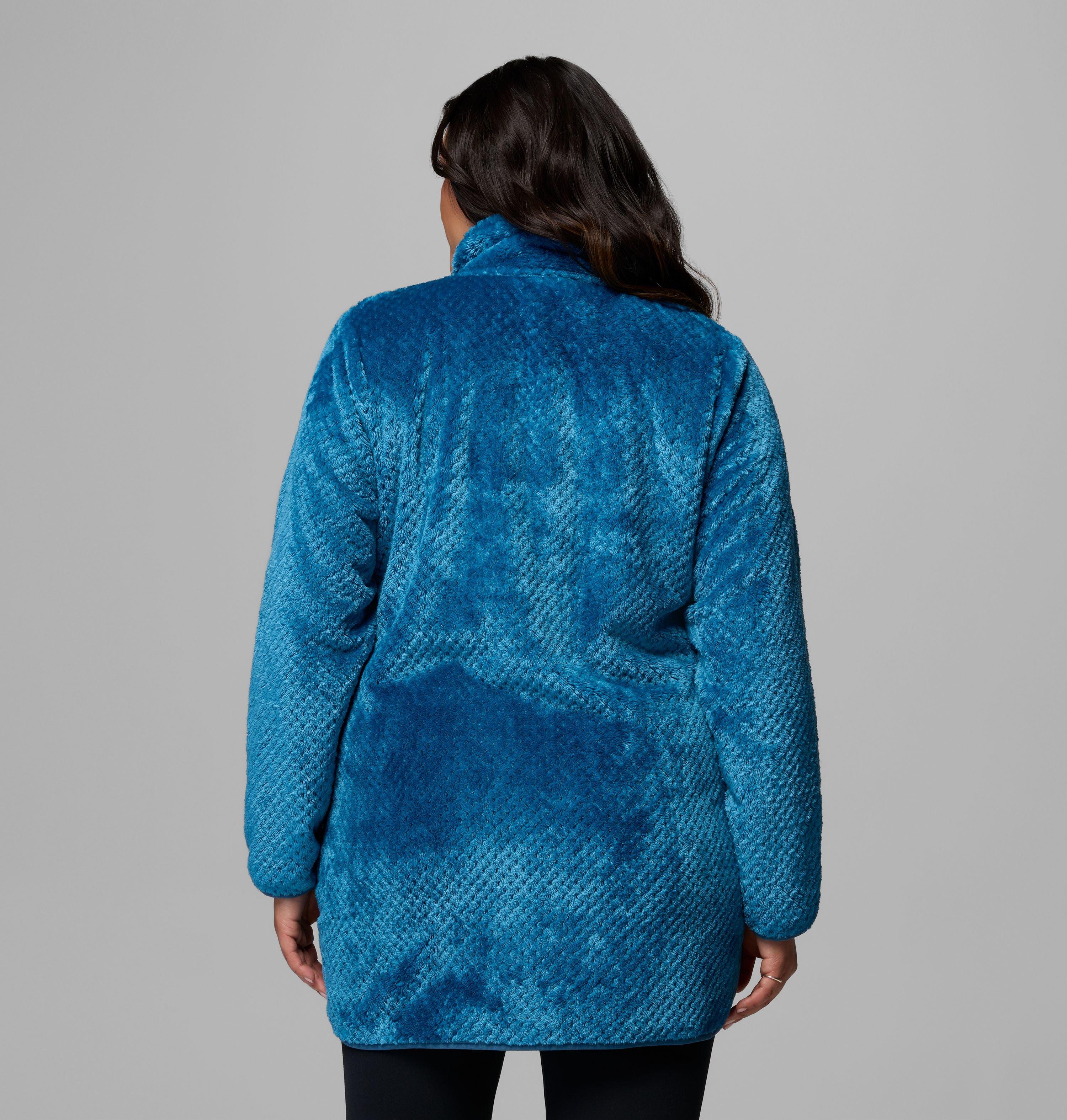 Women's Fire Side Long Full Zip Fleece Jacket - Plus Size 3
