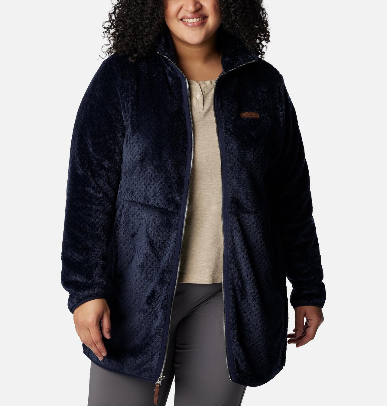 Women's Fire Side™ Long Full Zip Fleece Jacket - Plus Size 6
