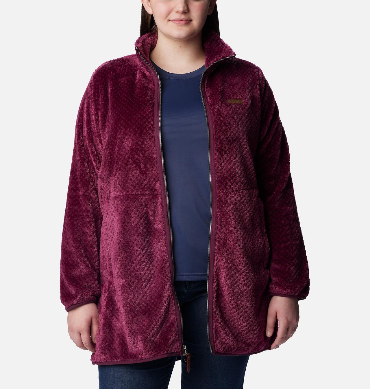 Women's Fire Side™ Long Full Zip Fleece Jacket - Plus Size 6