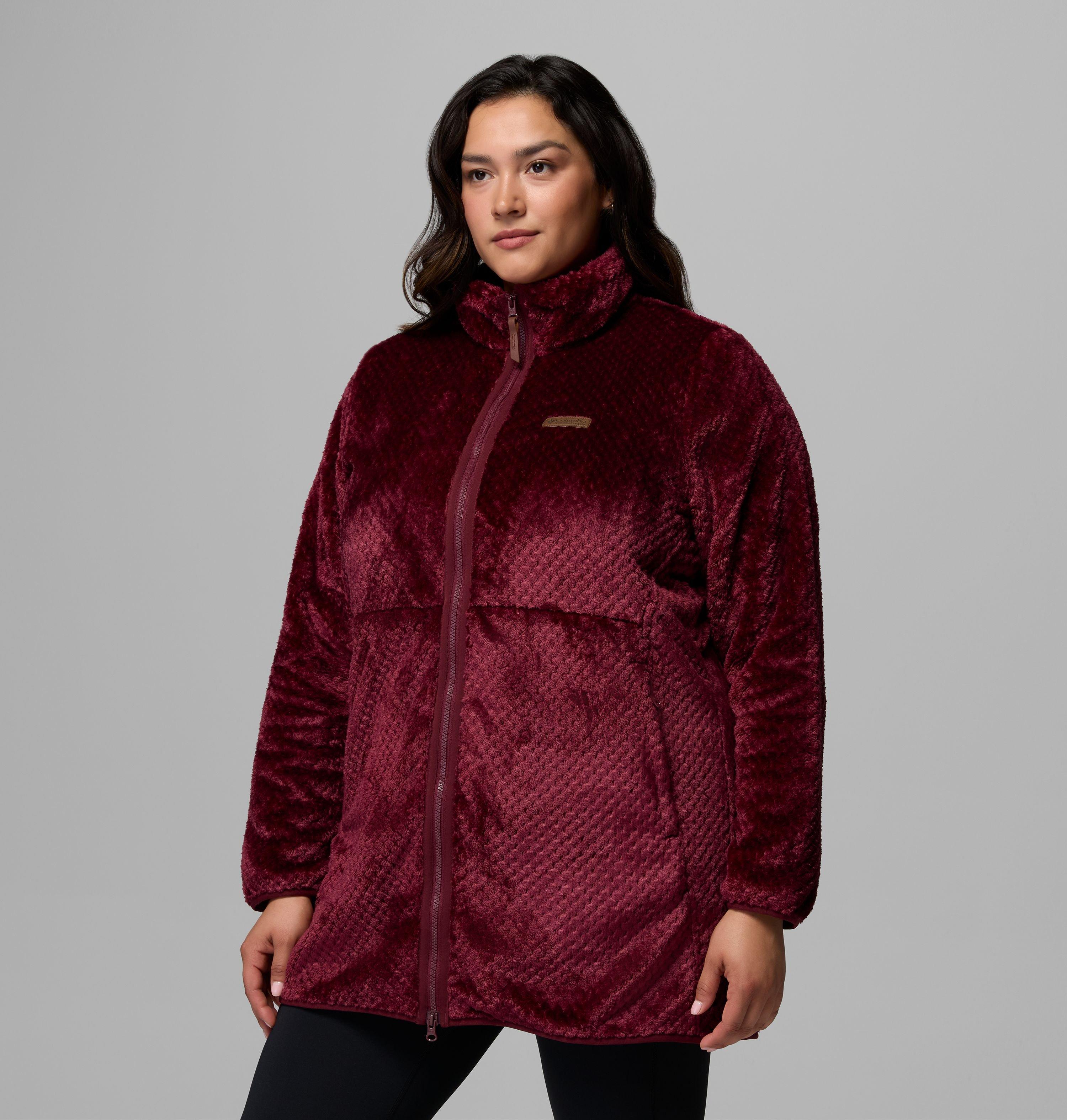Women's Fire Side Long Full Zip Fleece Jacket - Plus Size | 624 | 1X 4