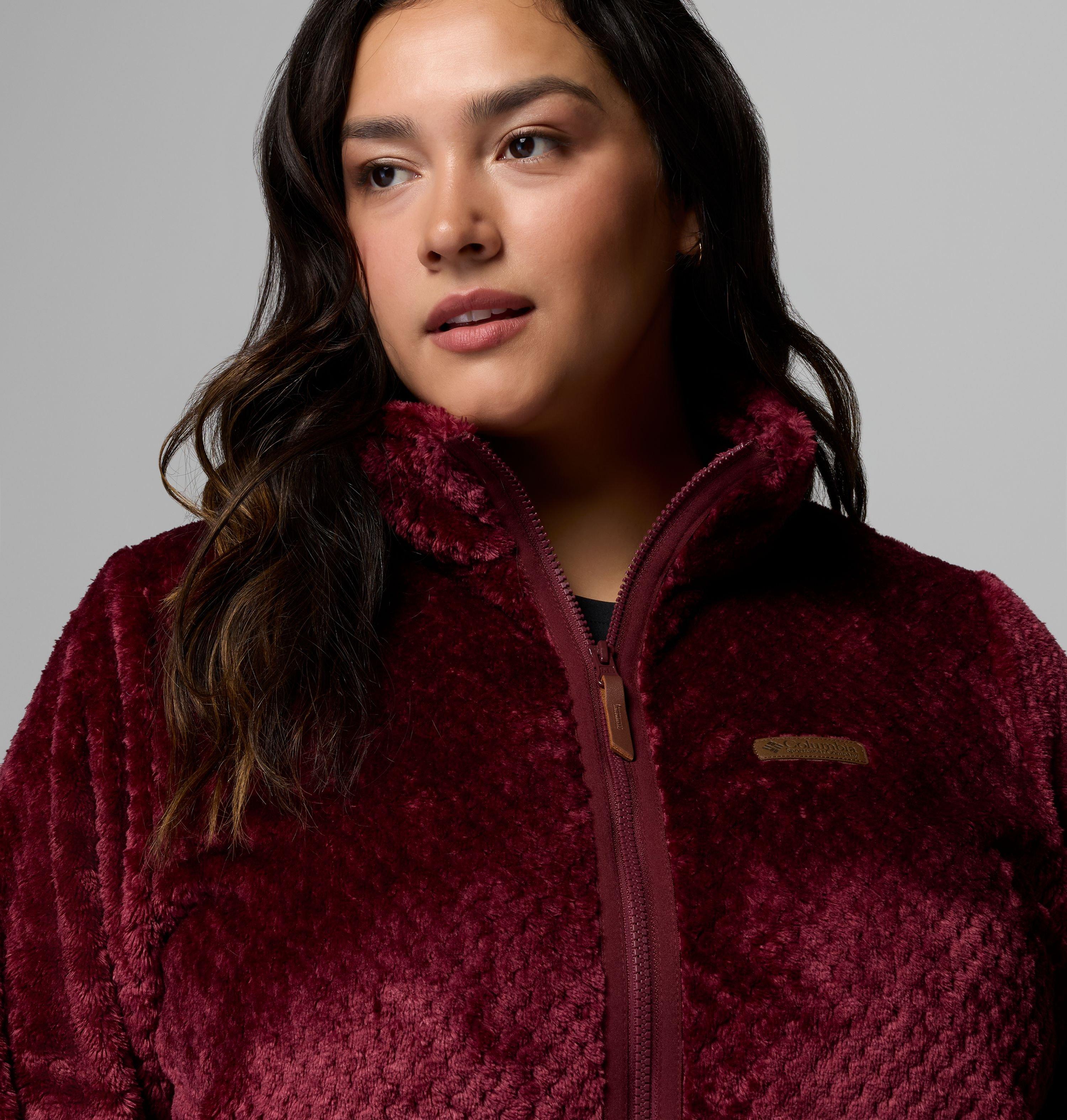 Women's Fire Side Long Full Zip Fleece Jacket - Plus Size | 624 | 1X 6