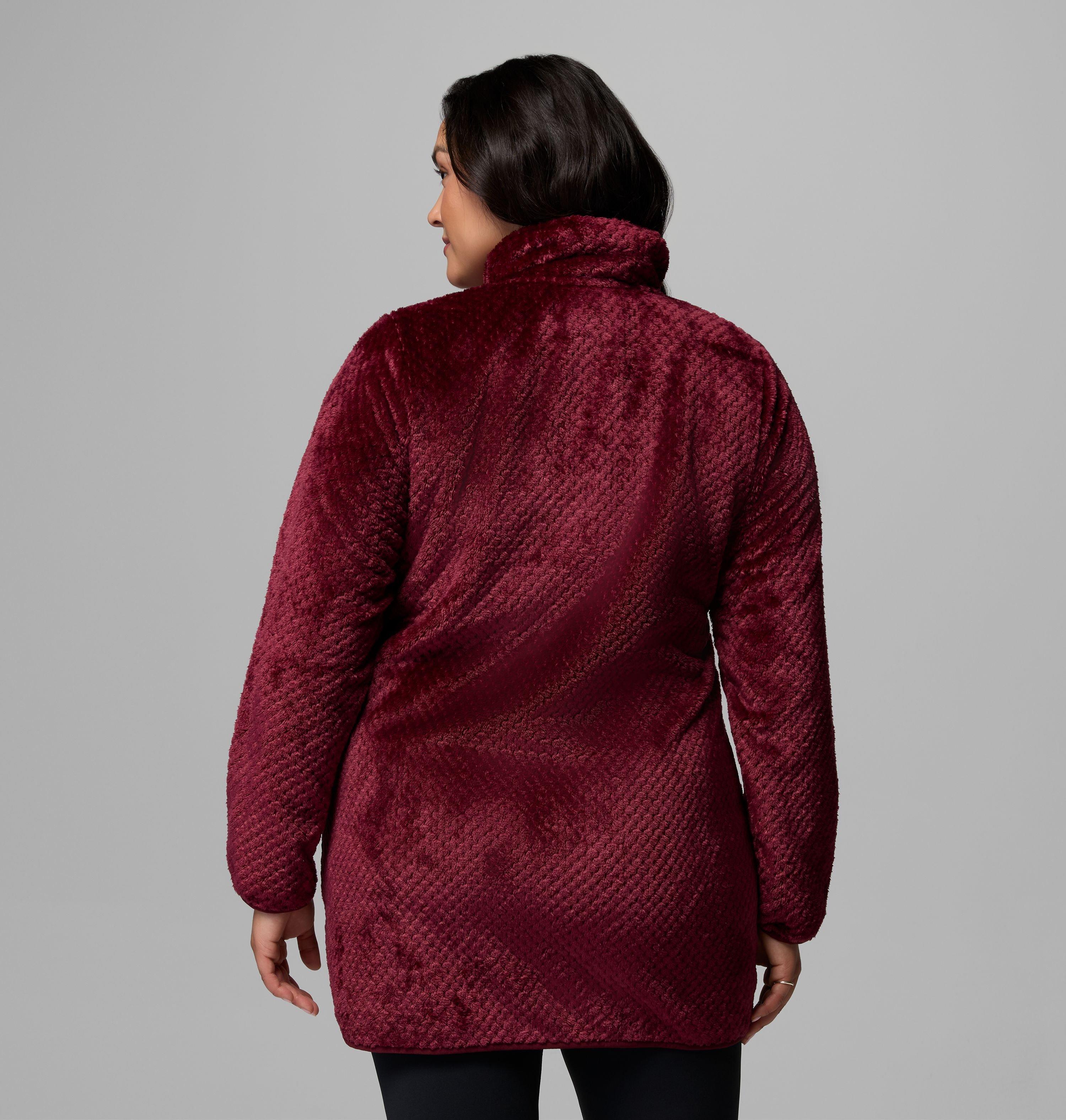 Women's Fire Side Long Full Zip Fleece Jacket - Plus Size | 624 | 1X 3