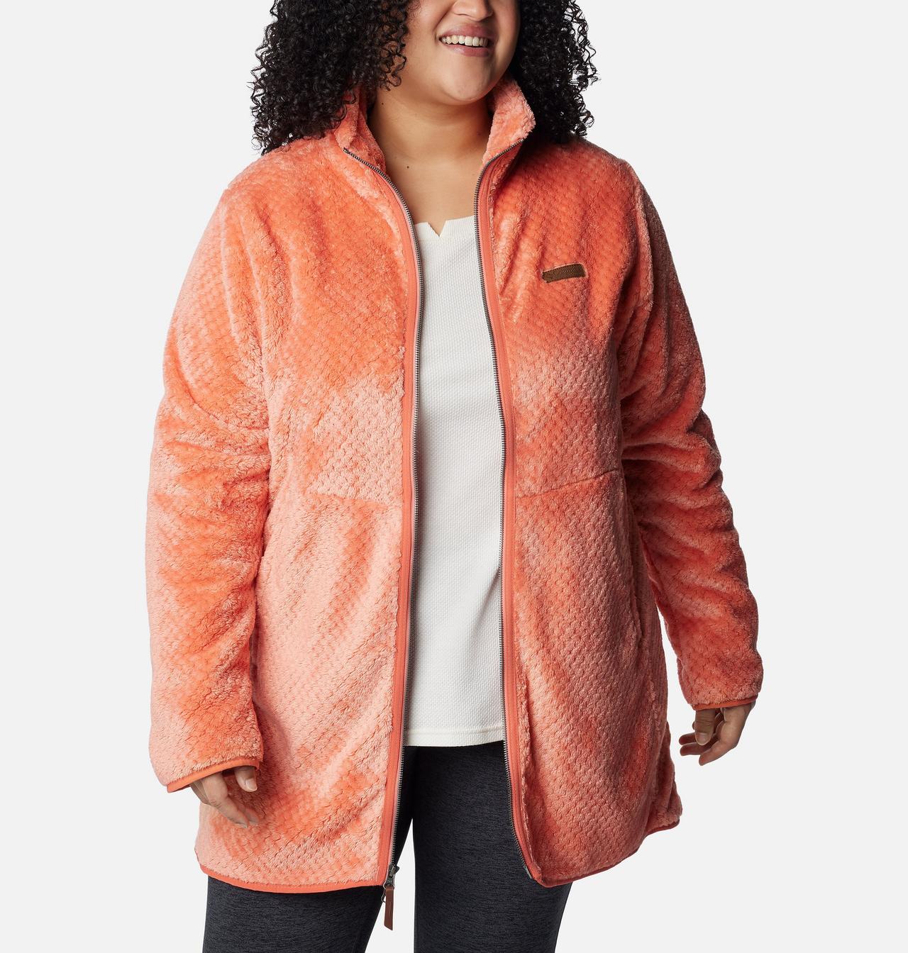 Women's Fire Side™ Long Full Zip Fleece Jacket - Plus Size 6