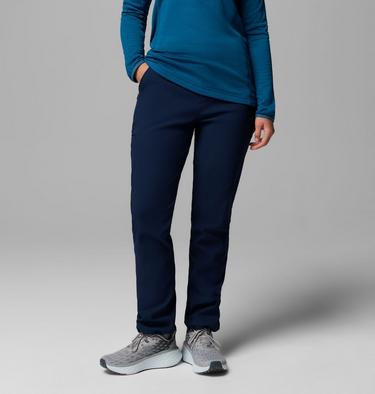 Women's Back Beauty Warm Softshell Hiking Trousers, Color: Collegiate Navy, image 1