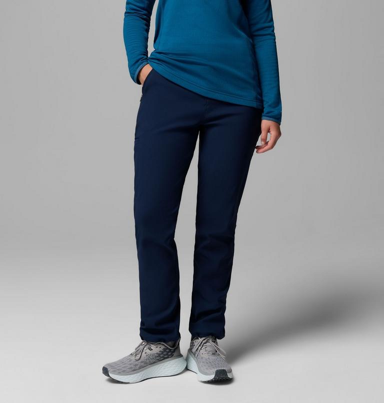 Women's Back Beauty Warm Softshell Hiking Trousers, Color: Collegiate Navy, image 1