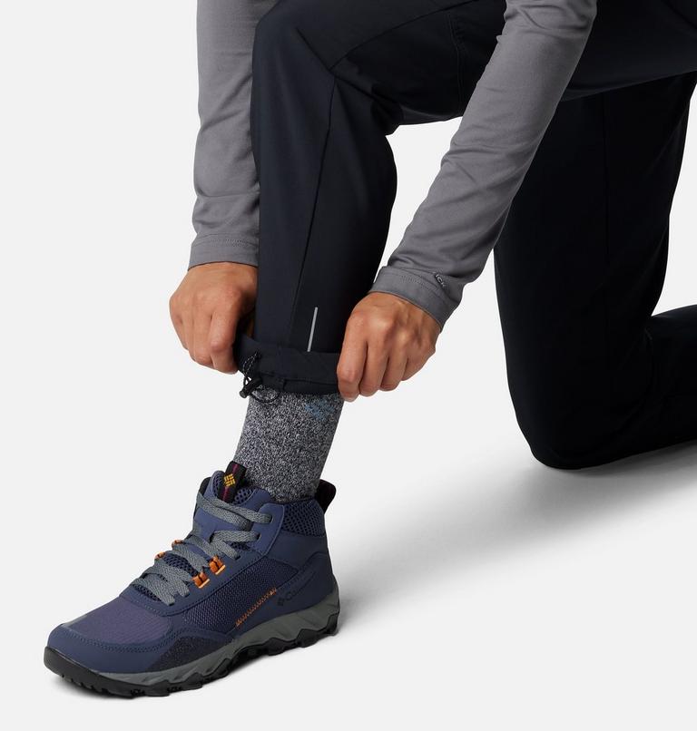 Women's Back Beauty Warm Softshell Hiking Trousers, Color: Black, image 6