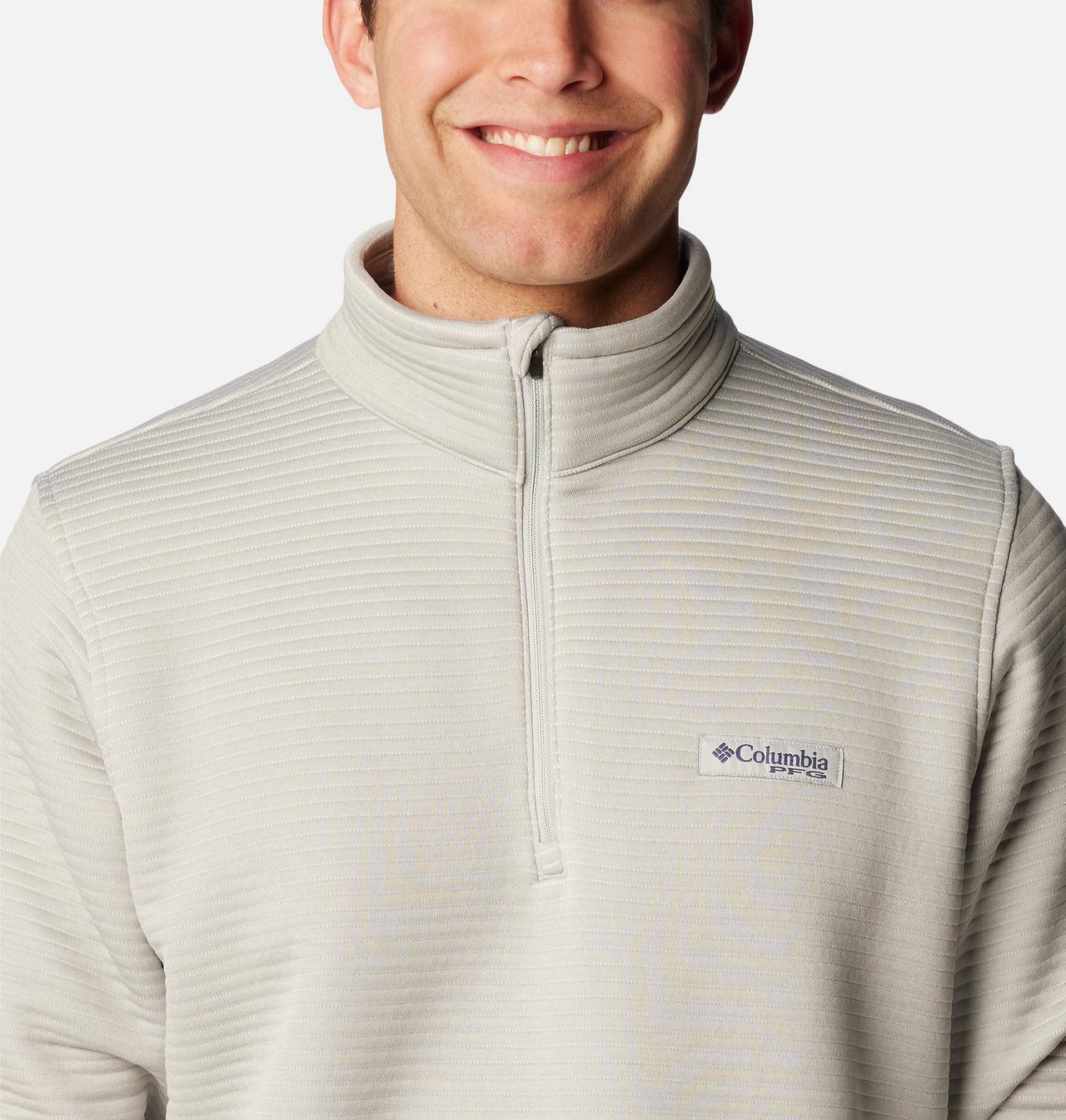 Men's PFG Bonefish™ Quarter Zip Pullover 4