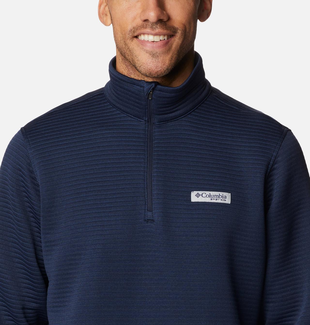 Men's PFG Bonefish™ Quarter Zip Pullover 4