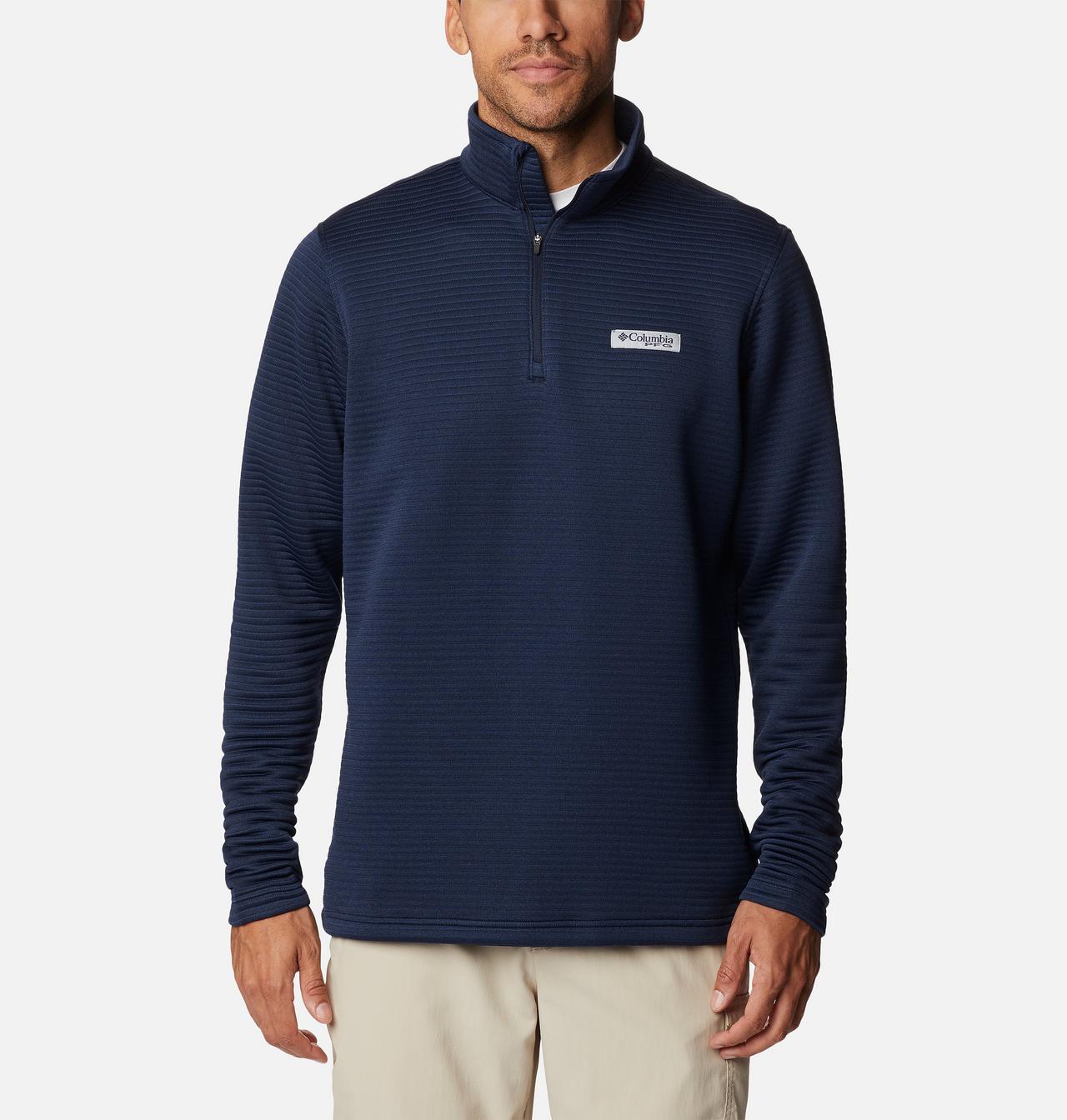 Men's PFG Bonefish™ Quarter Zip Pullover 1