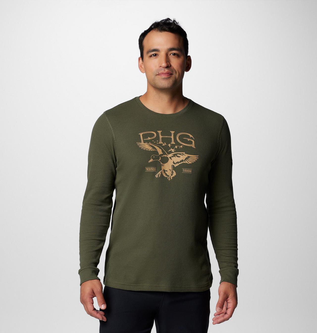 Men's PHG™ Built For It Waffle Long Sleeve Shirt 1