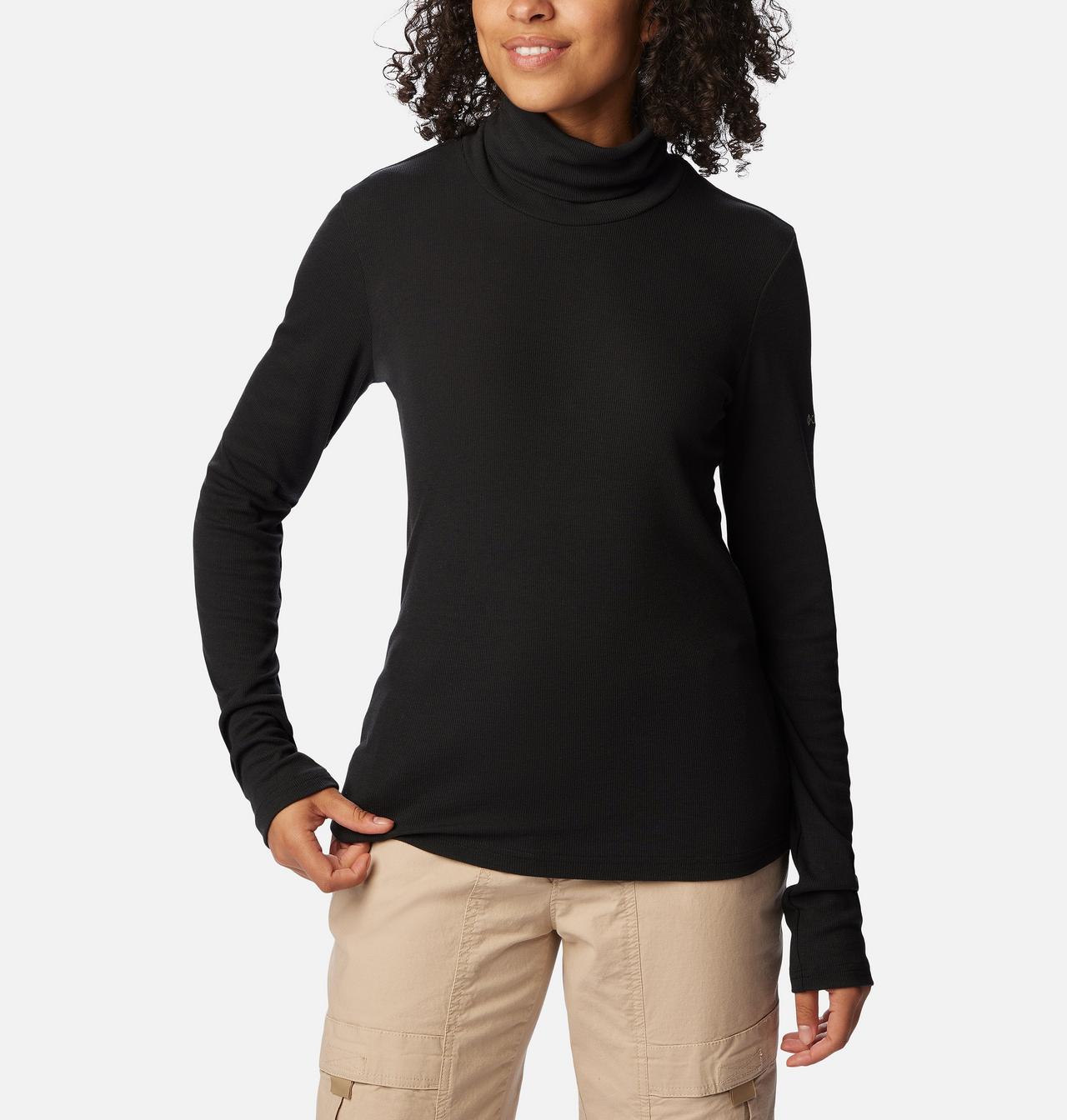 Women's Boundless Trek™ Ribbed Turtleneck Long Sleeve Shirt 5