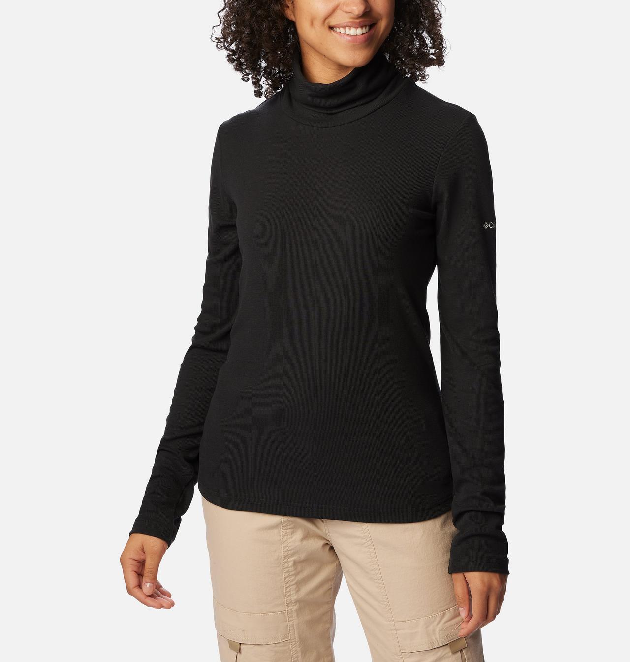 Women's Boundless Trek™ Ribbed Turtleneck Long Sleeve Shirt 1