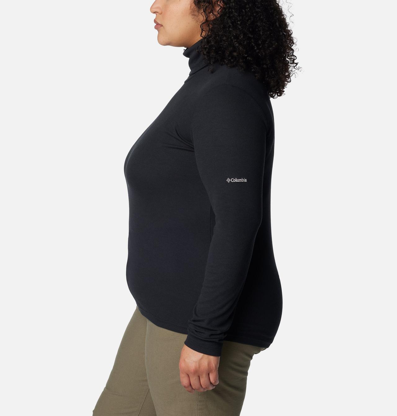 Women's Boundless Trek™ Ribbed Turtleneck Long Sleeve Shirt - Plus Size 3
