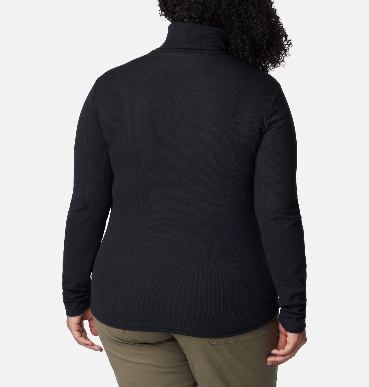 Women's Boundless Trek™ Ribbed Turtleneck Long Sleeve Shirt - Plus Size 2