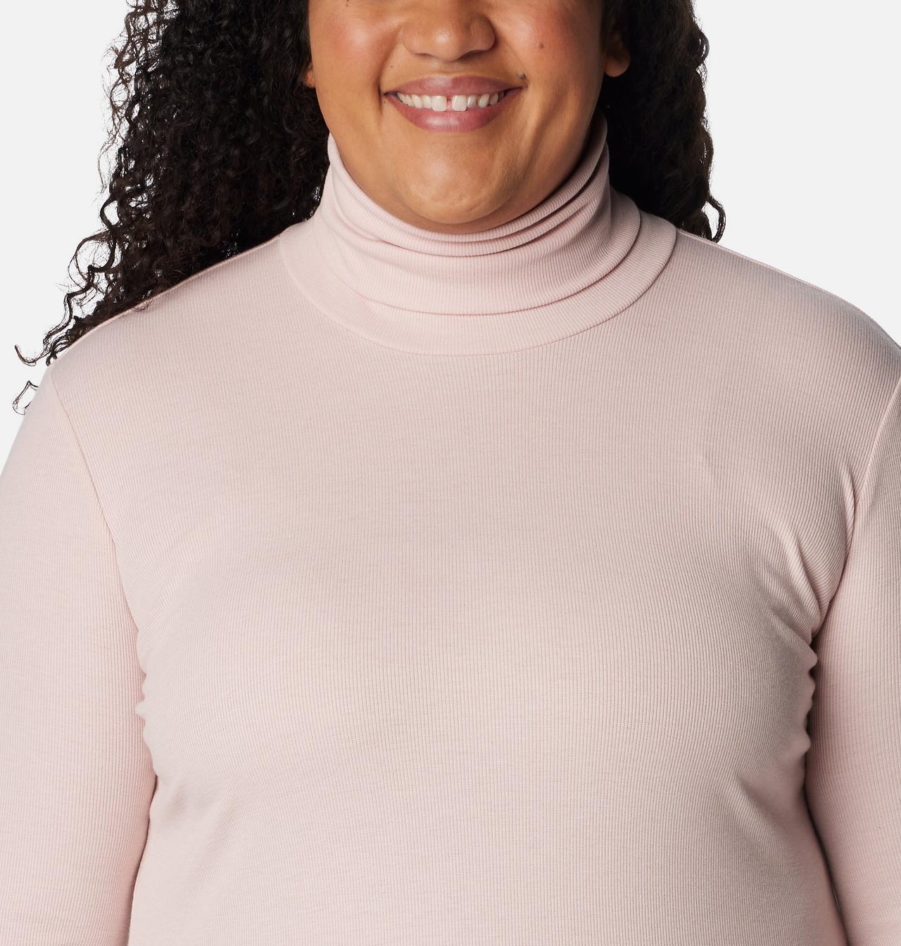 Women's Boundless Trek™ Ribbed Turtleneck Long Sleeve Shirt - Plus Size 4