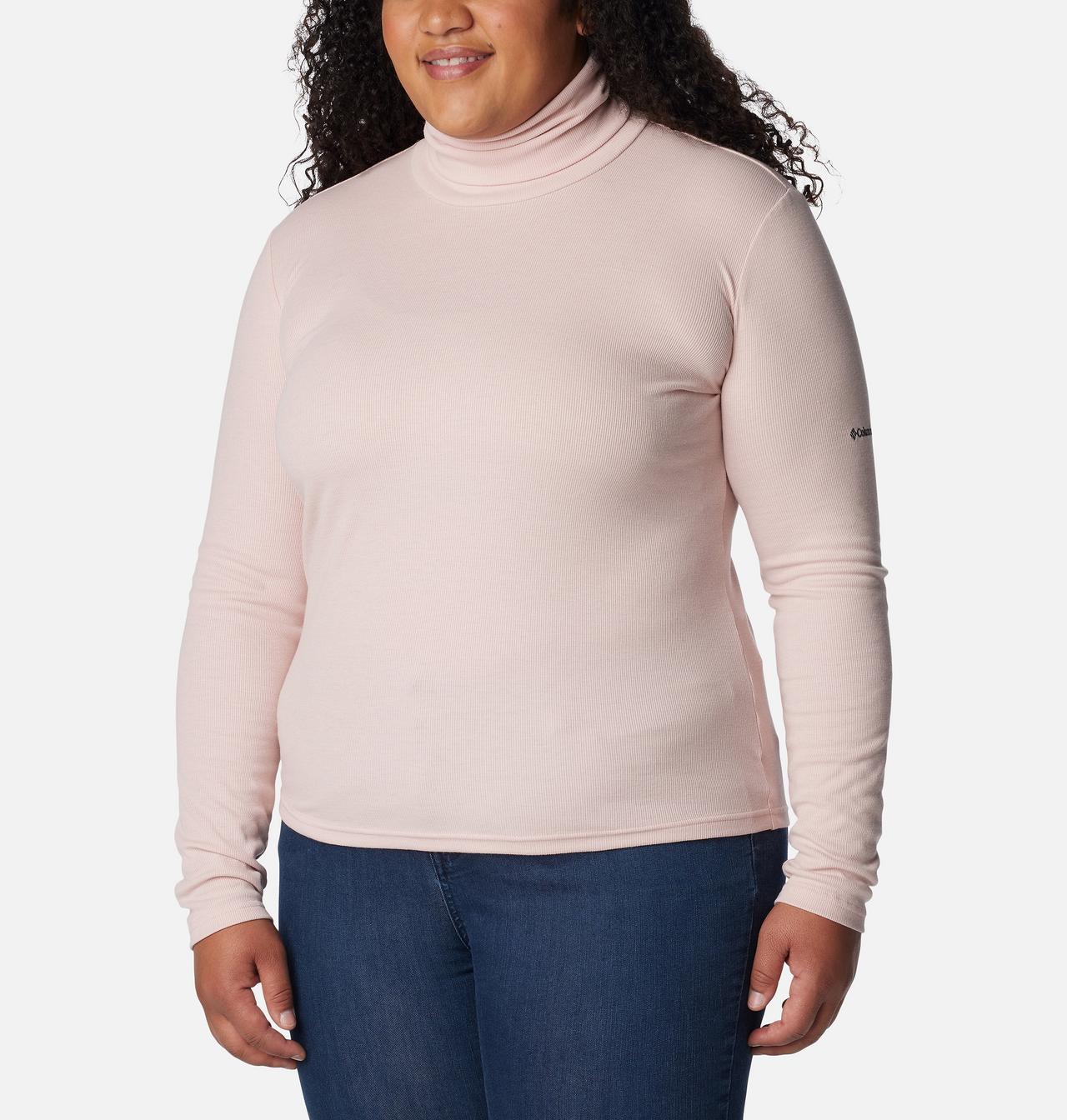 Women's Boundless Trek™ Ribbed Turtleneck Long Sleeve Shirt - Plus Size 5