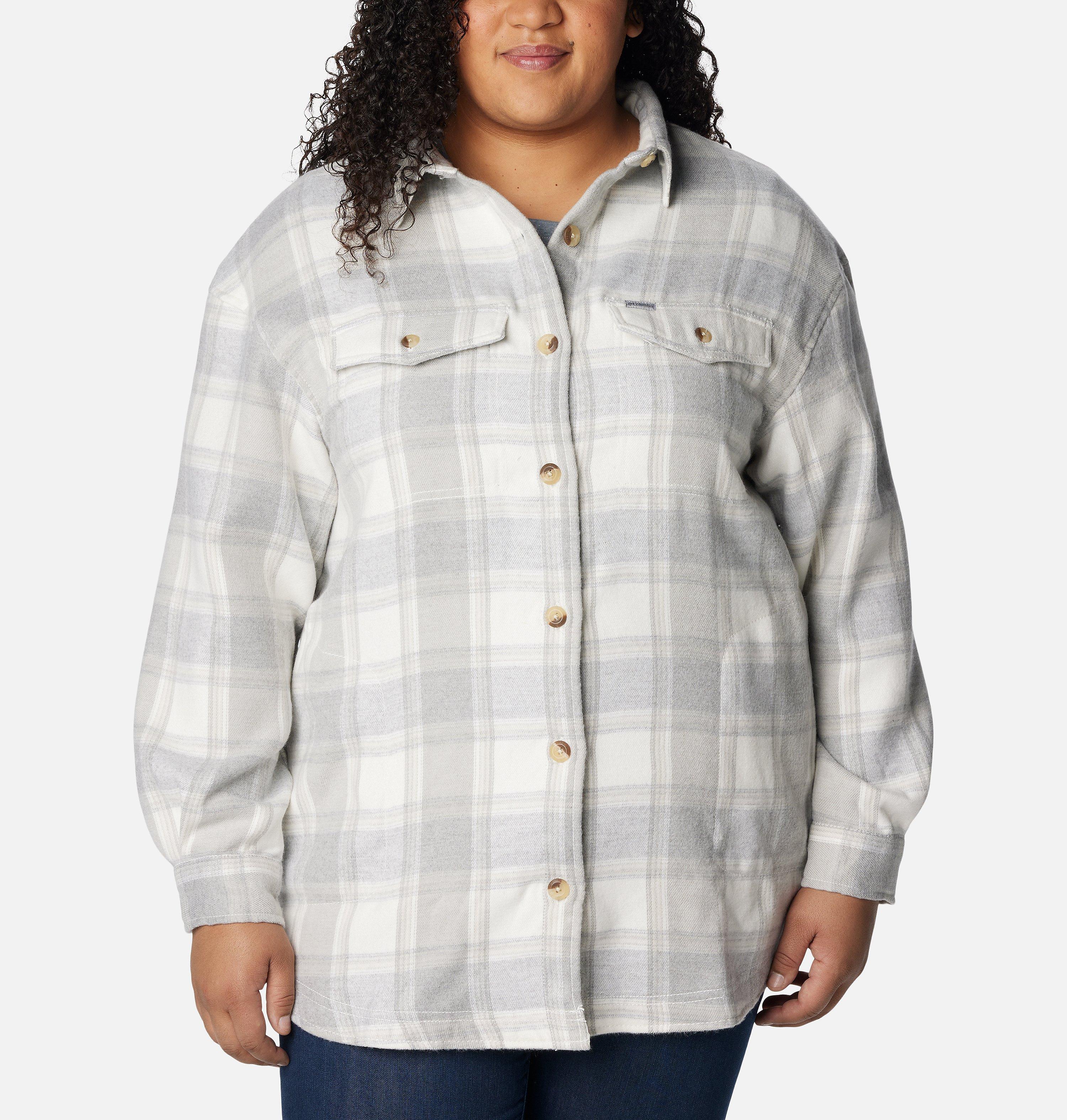 Women's Calico Basin Shirt Jacket - Plus Size 3
