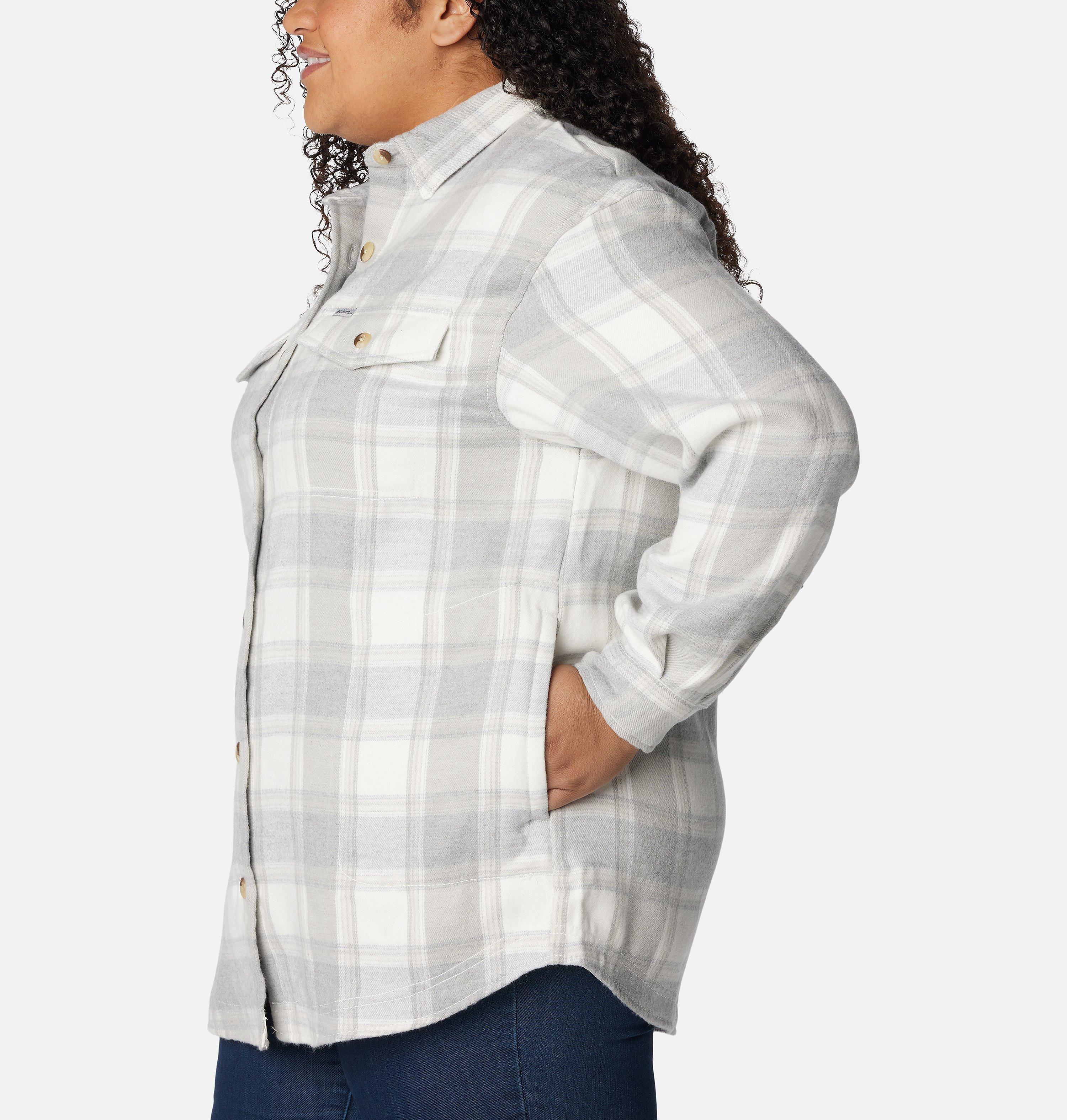Women's Calico Basin Shirt Jacket - Plus Size 4