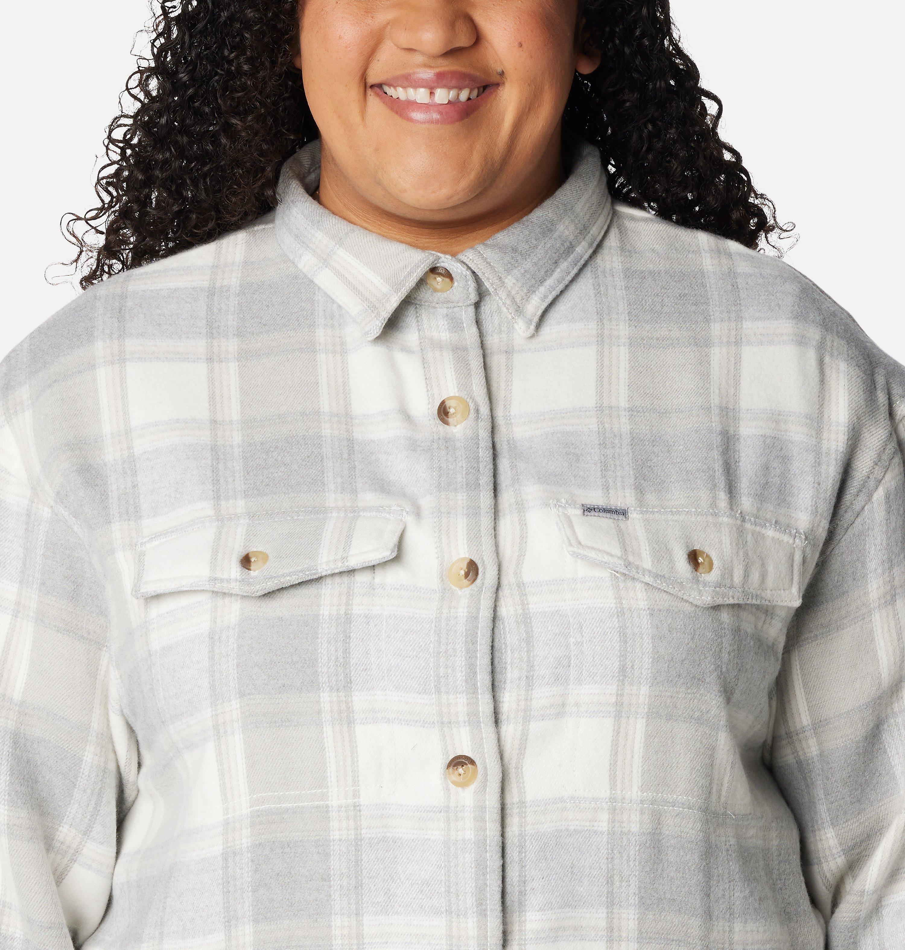 Women's Calico Basin Shirt Jacket - Plus Size 5