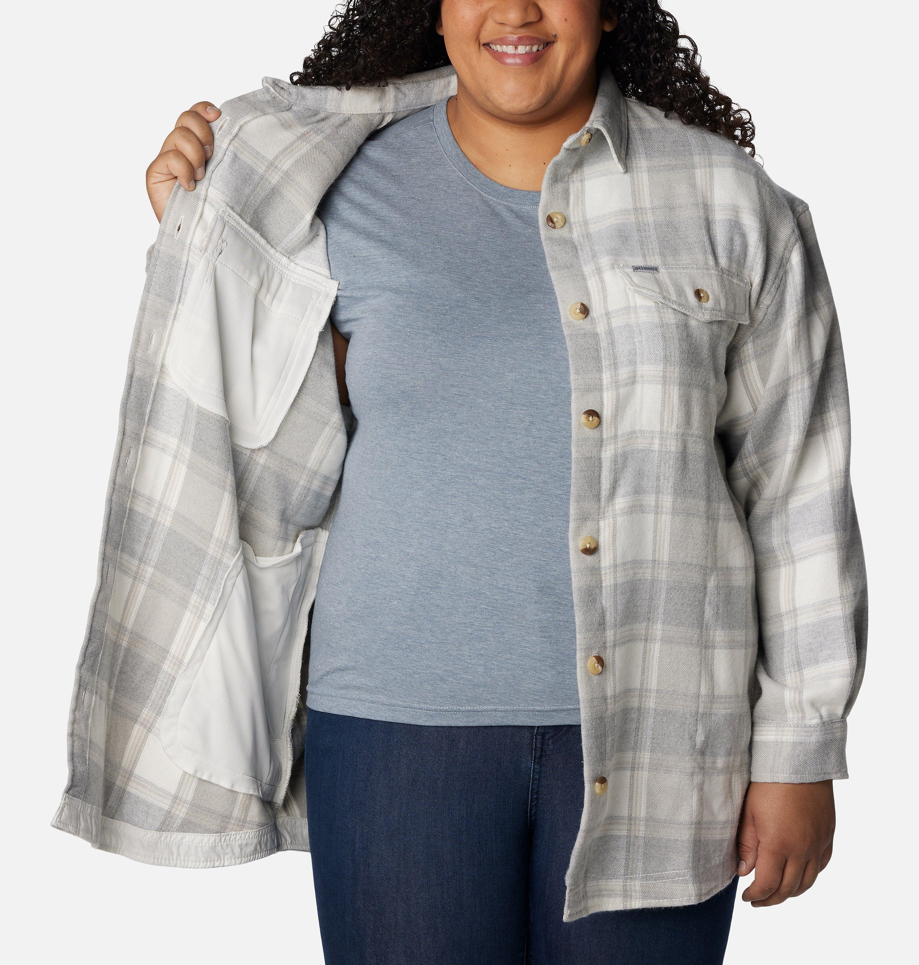 Women's Calico Basin Shirt Jacket - Plus Size 6
