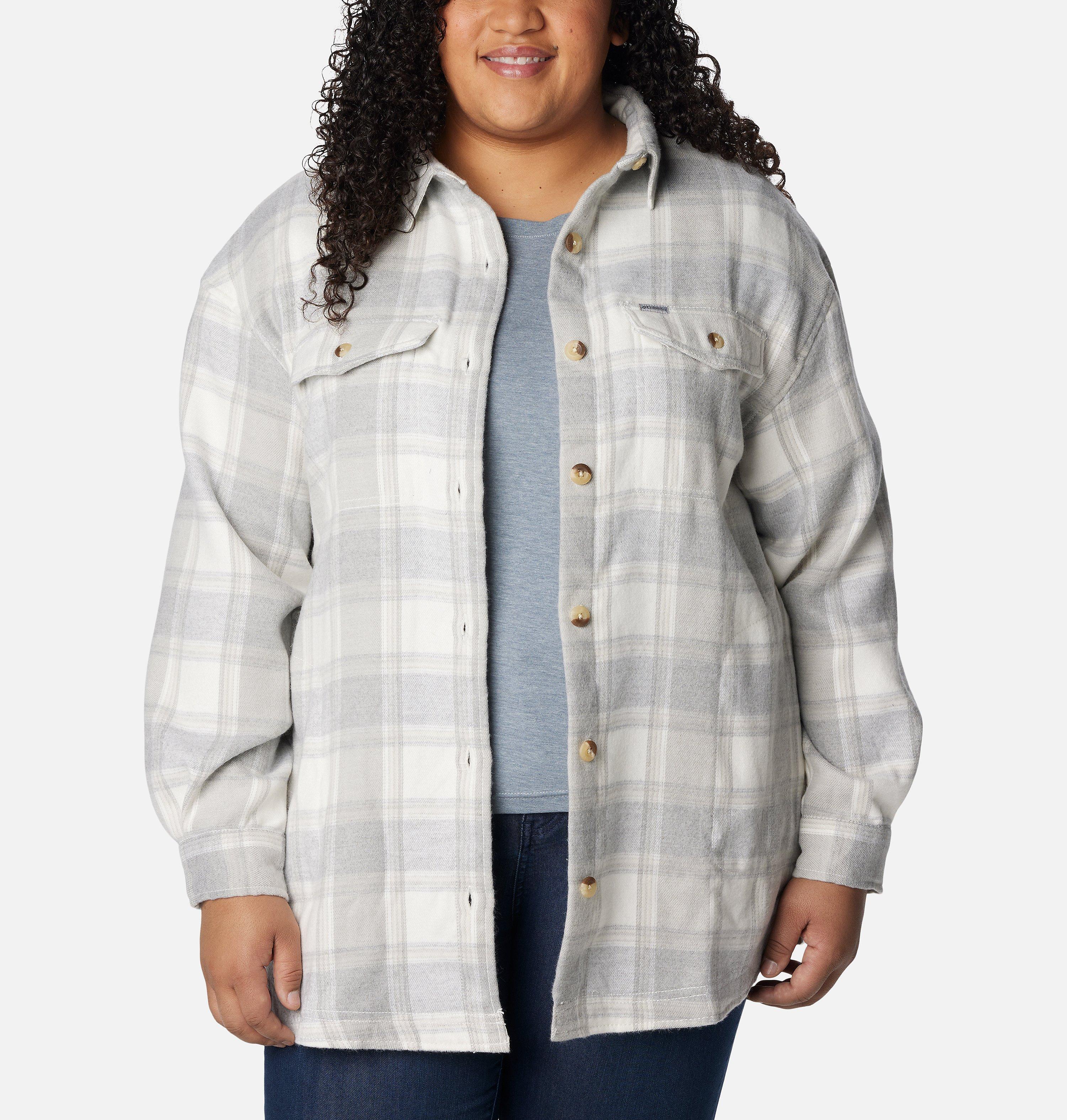 Women's Calico Basin Shirt Jacket - Plus Size 1