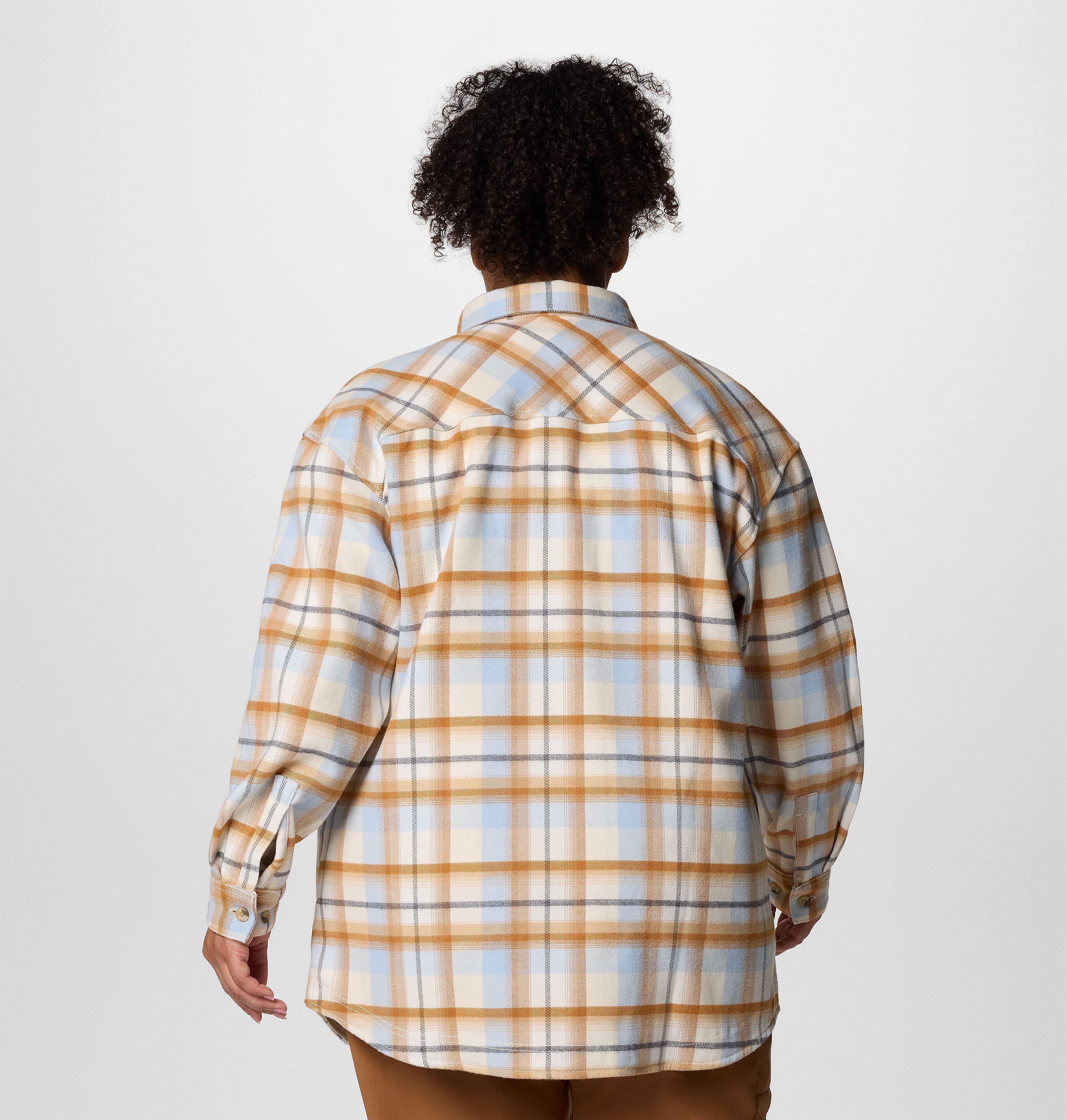 Women's Calico Basin Shirt Jacket - Plus Size 2