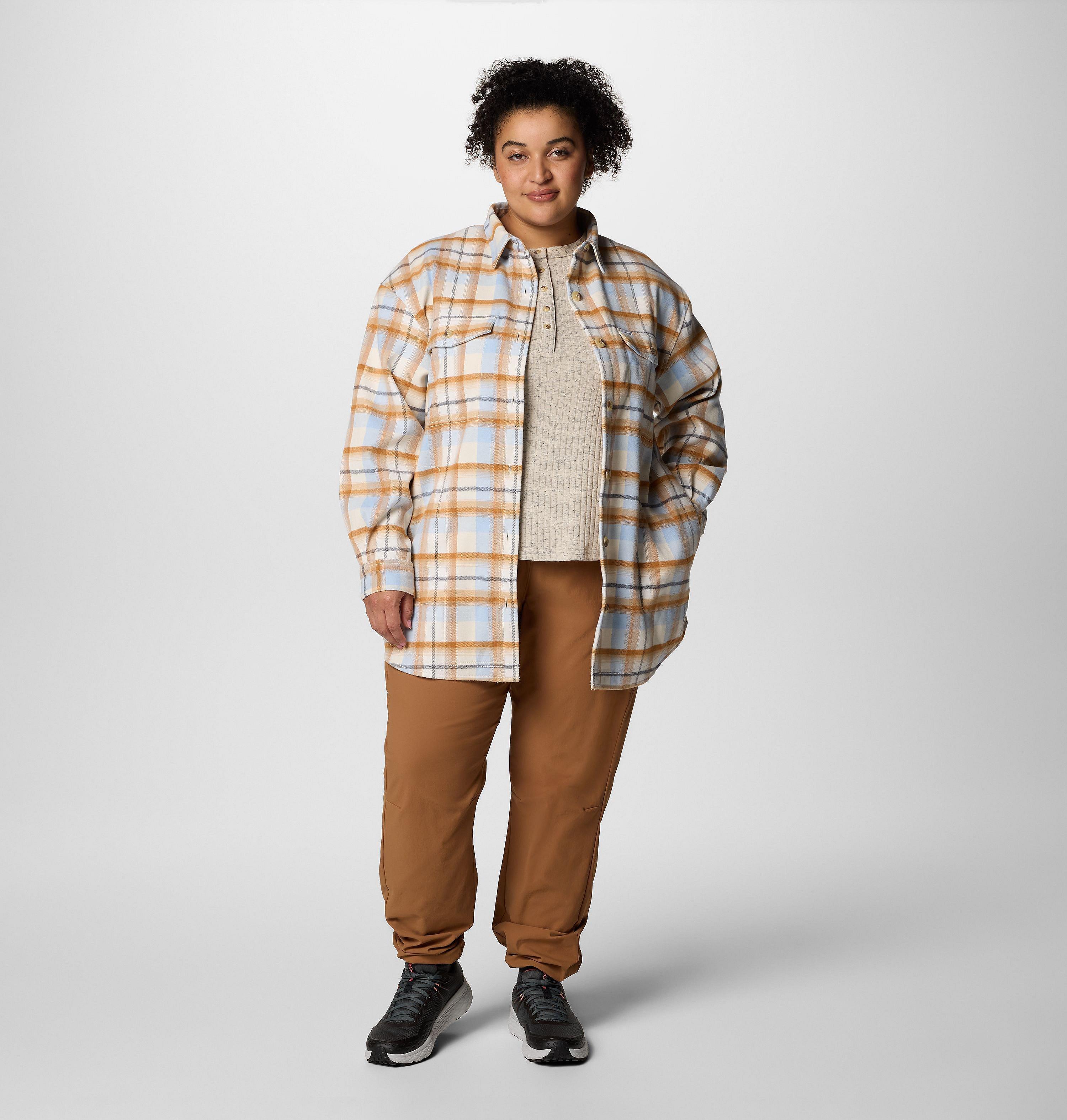 Women's Calico Basin Shirt Jacket - Plus Size 5