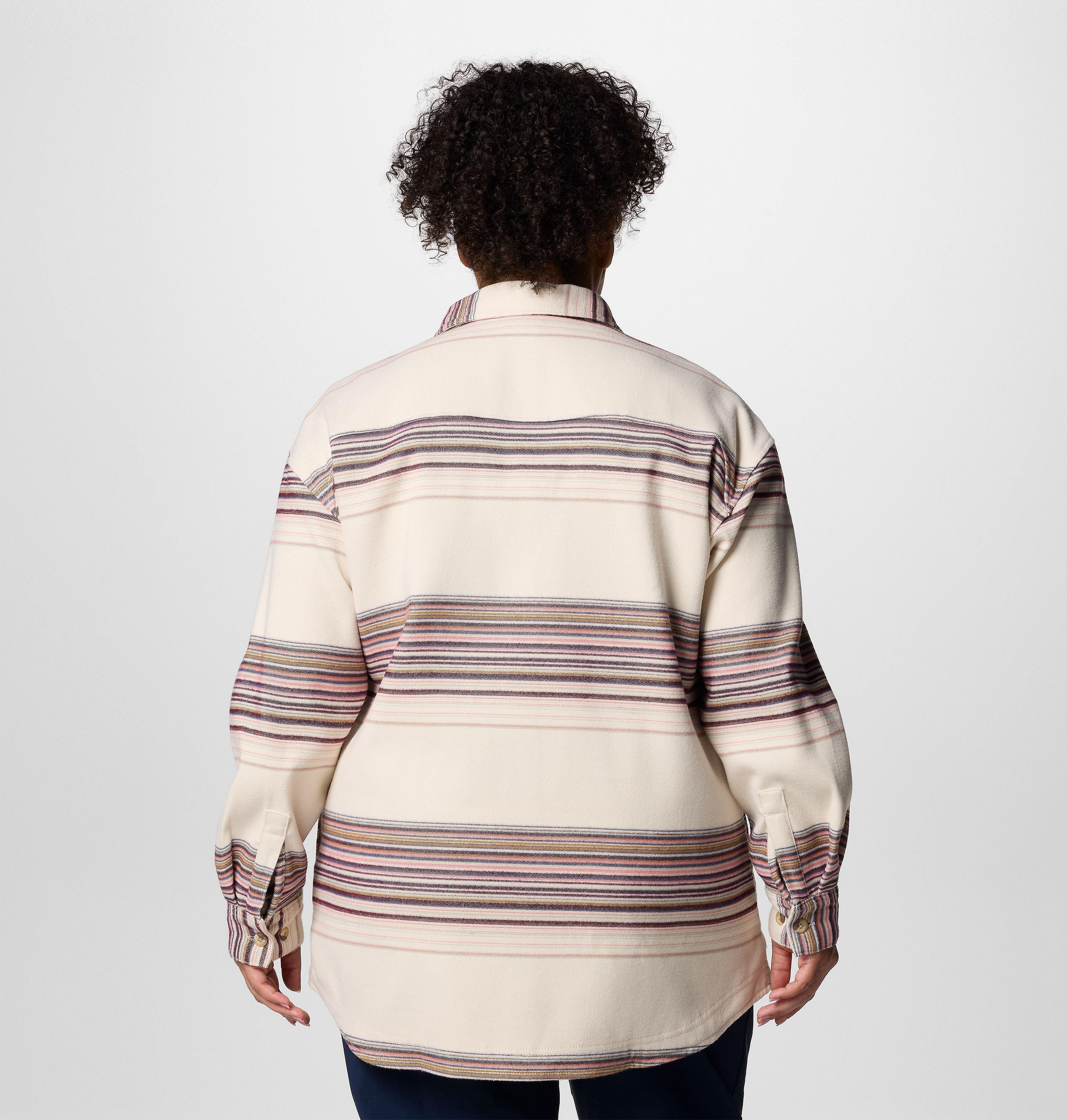 Women's Calico Basin Shirt Jacket - Plus Size 2