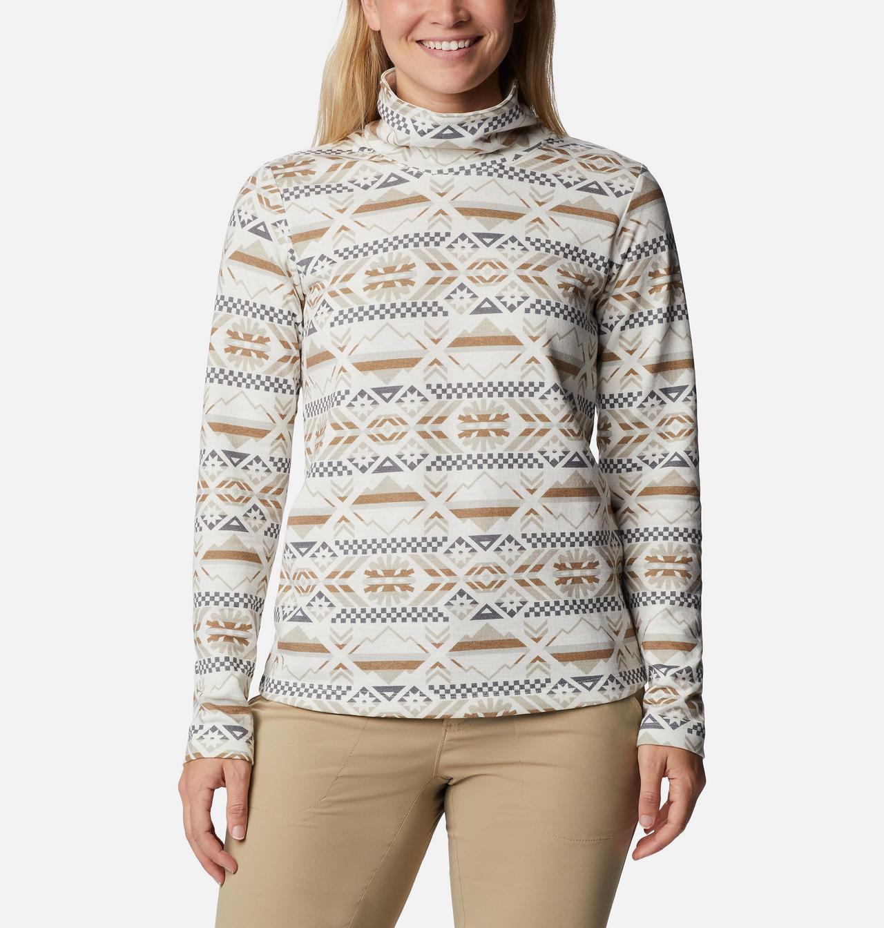 Women's Holly Hideaway™ Funnel Neck Long Sleeve Shirt 1