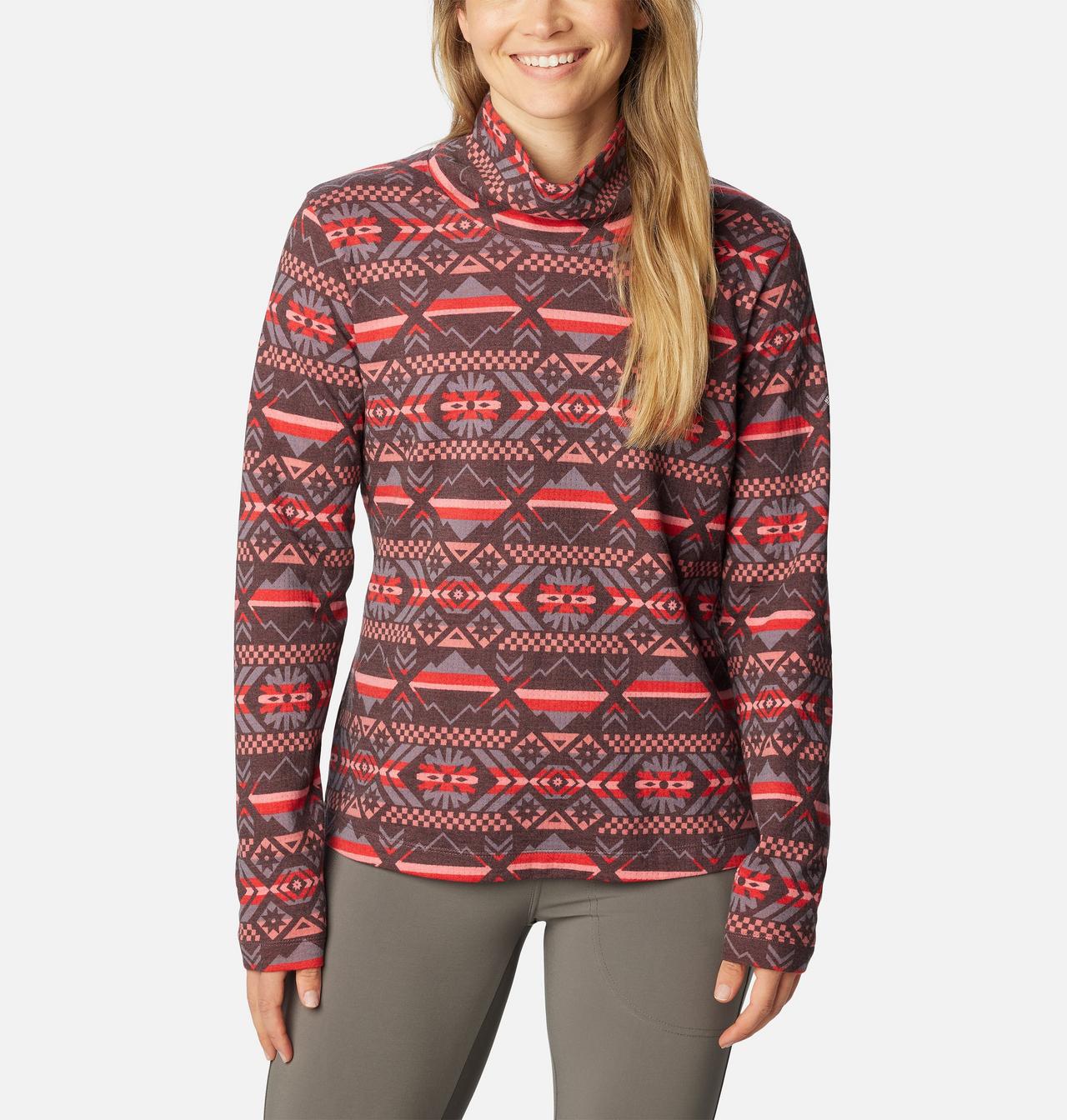 Women's Holly Hideaway™ Funnel Neck Long Sleeve Shirt 1