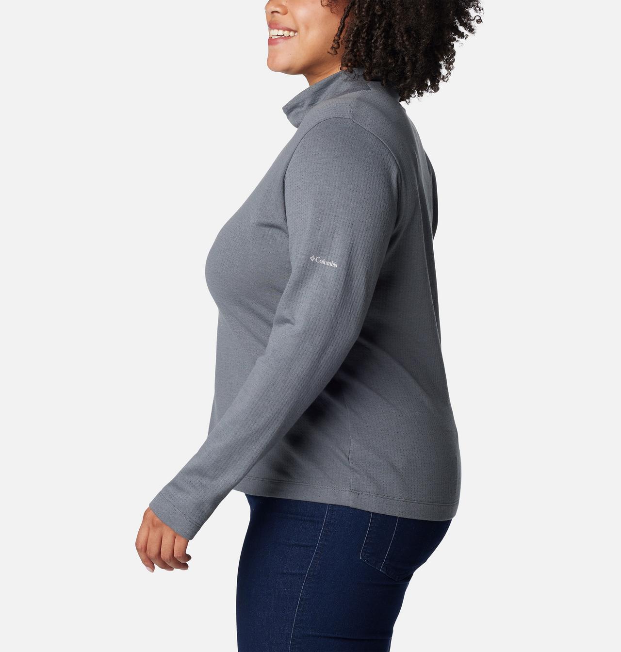 Women's Holly Hideaway™ Funnel Neck Shirt - Plus Size 3