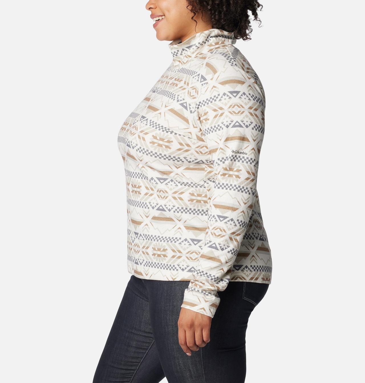 Women's Holly Hideaway™ Funnel Neck Shirt - Plus Size 3