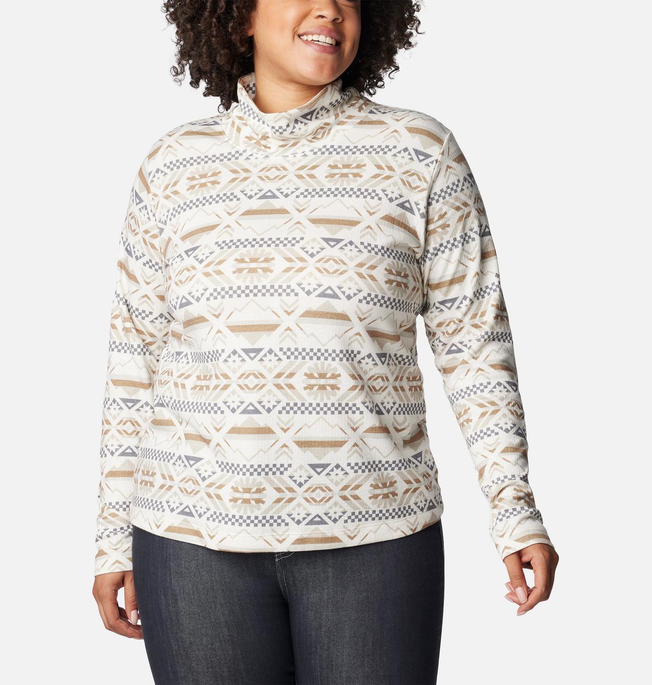 Women's Holly Hideaway™ Funnel Neck Shirt - Plus Size 5