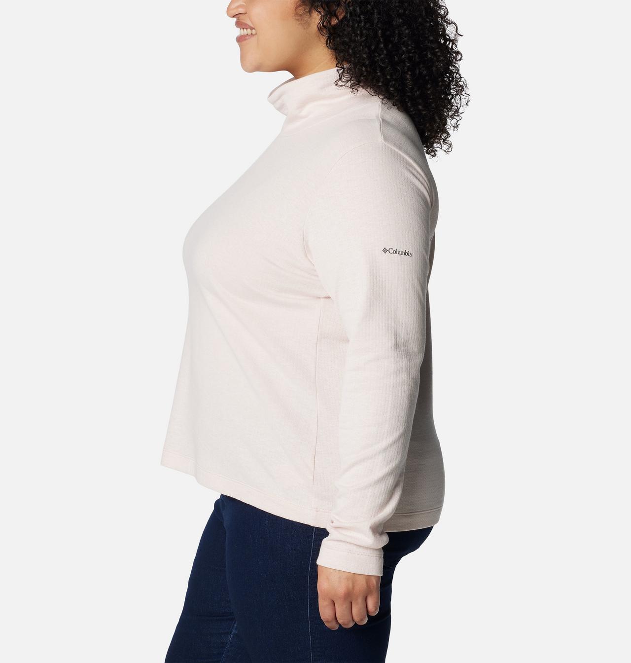 Women's Holly Hideaway™ Funnel Neck Shirt - Plus Size 3
