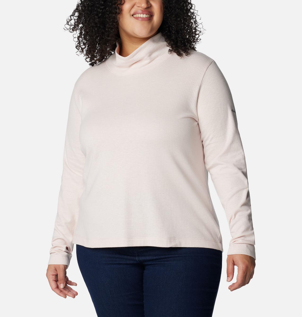 Women's Holly Hideaway™ Funnel Neck Shirt - Plus Size 5