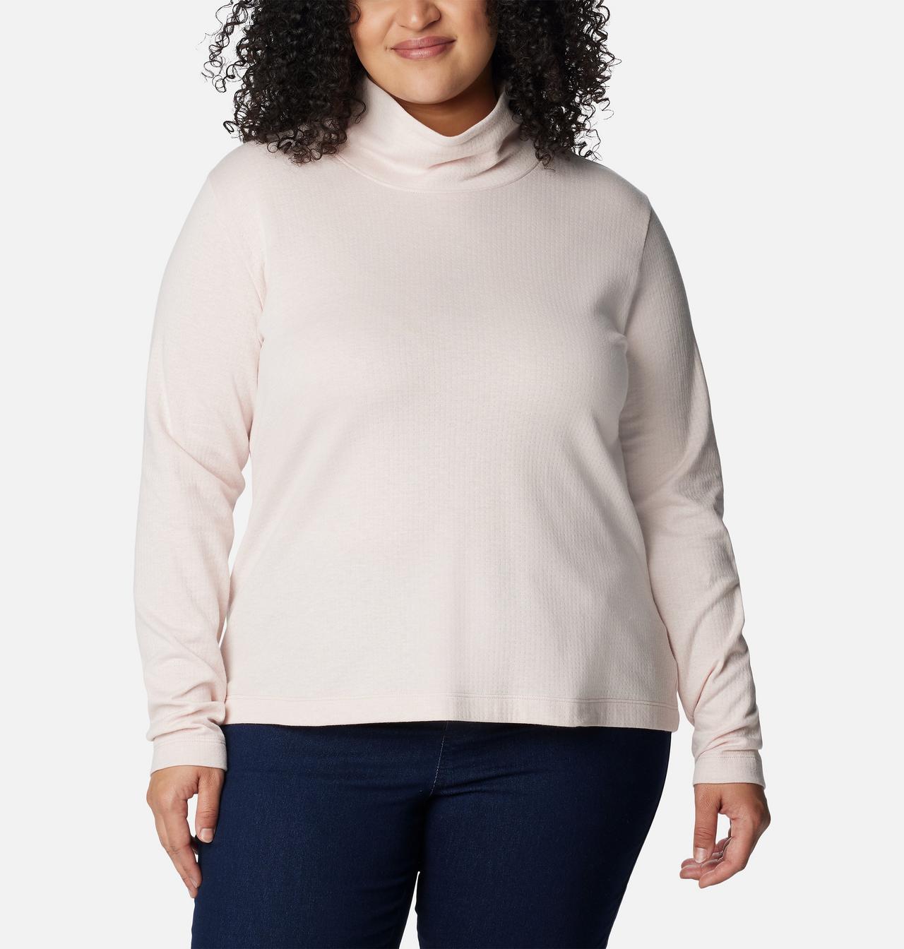 Women's Holly Hideaway™ Funnel Neck Shirt - Plus Size 1