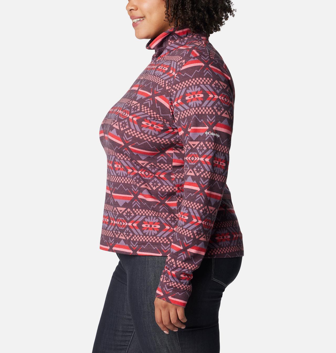 Women's Holly Hideaway™ Funnel Neck Shirt - Plus Size 3